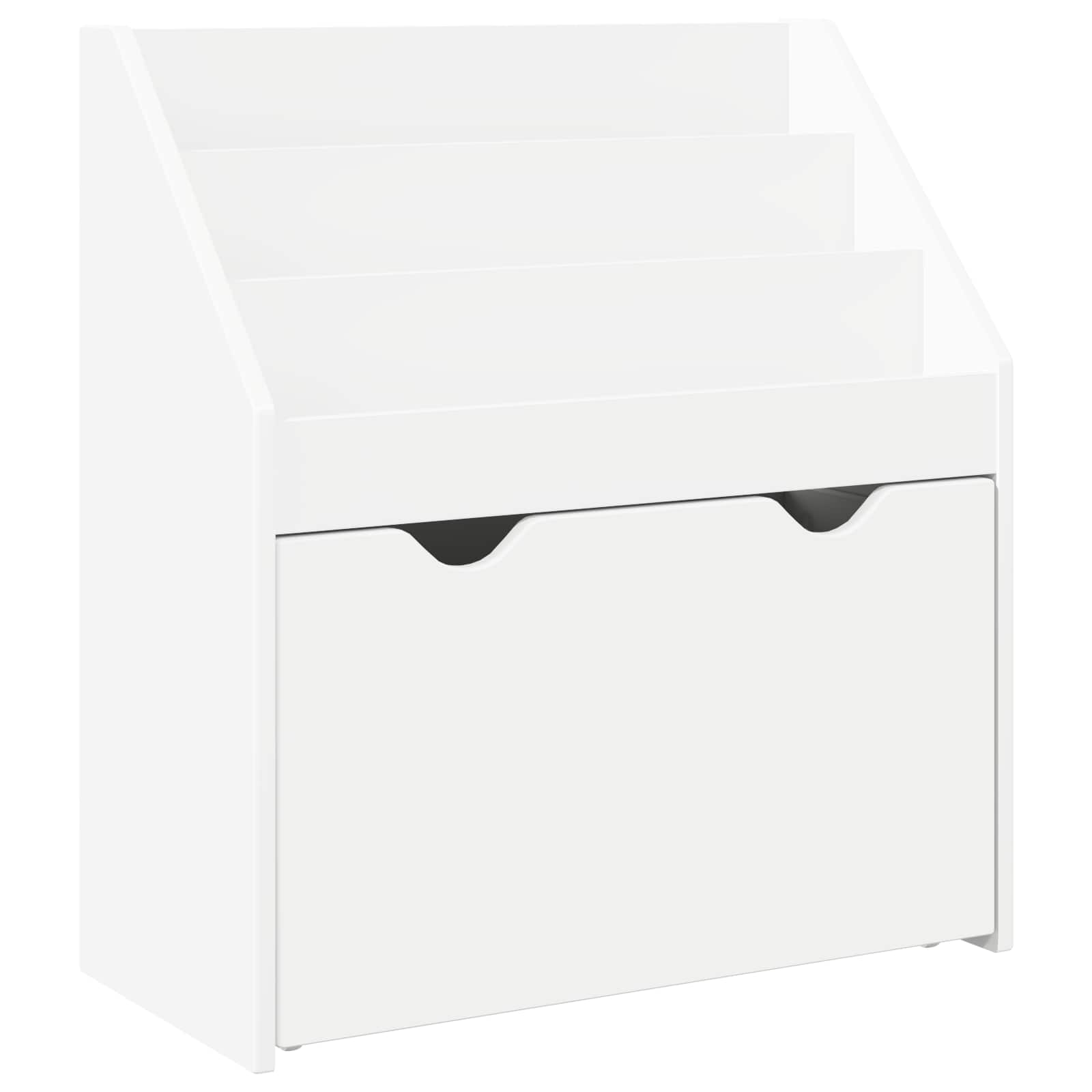 vidaXL Kinderen Boekenkast met lade Wit 60 x 29,5 x 69 cm Bewerkt hout
