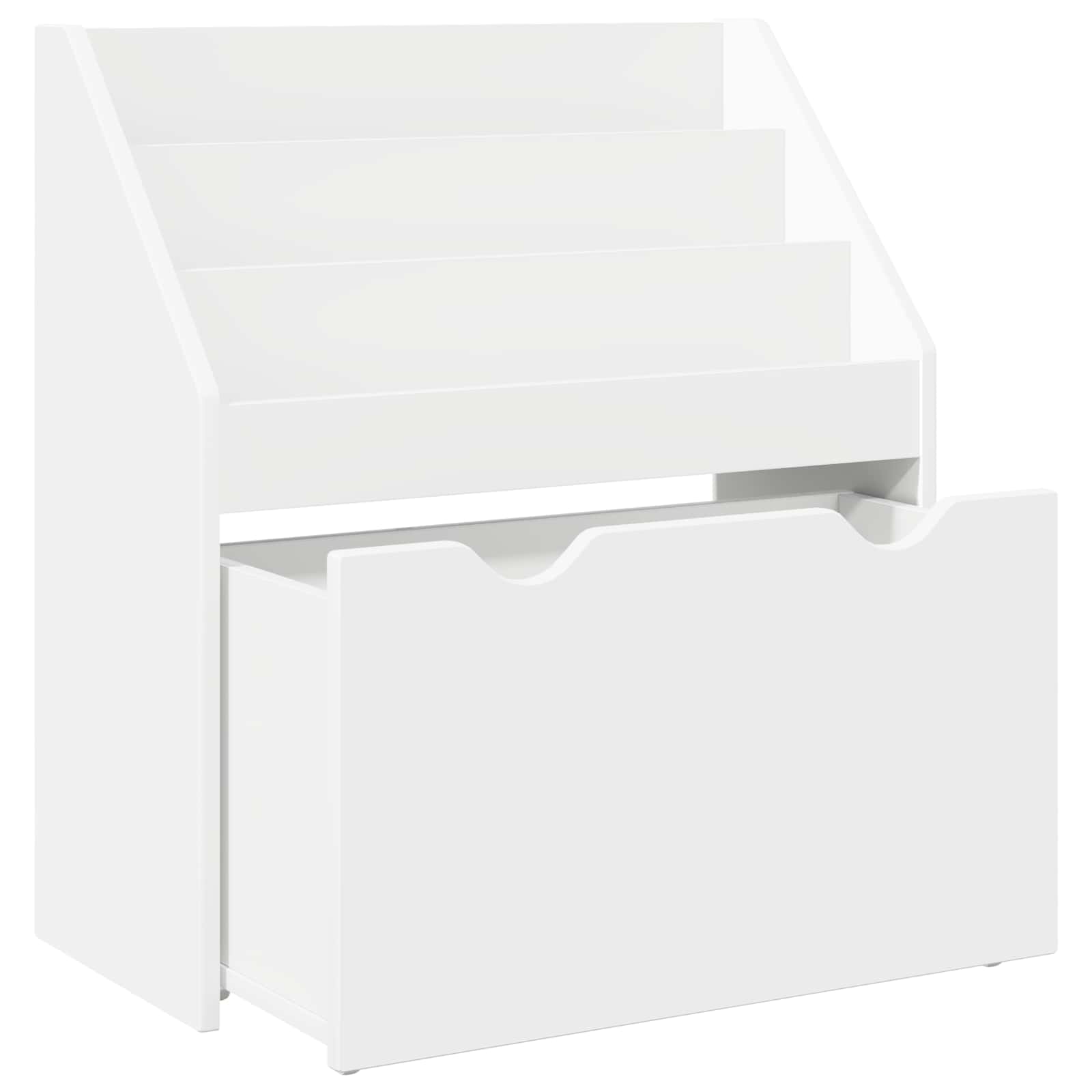 vidaXL Kinderen Boekenkast met lade Wit 60 x 29,5 x 69 cm Bewerkt hout
