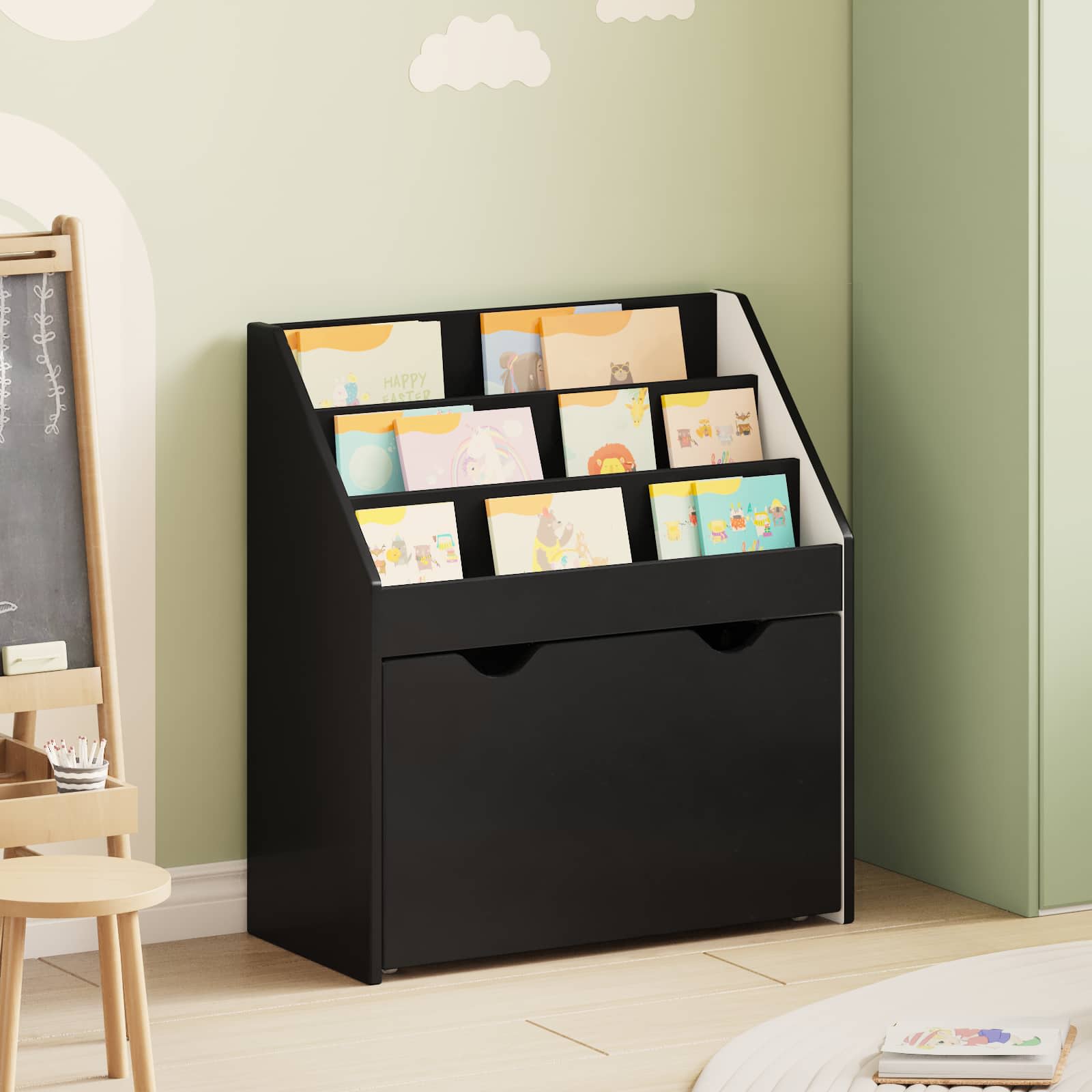 vidaXL Kinderen Boekenkast met lade Wit 60 x 29,5 x 69 cm Bewerkt hout