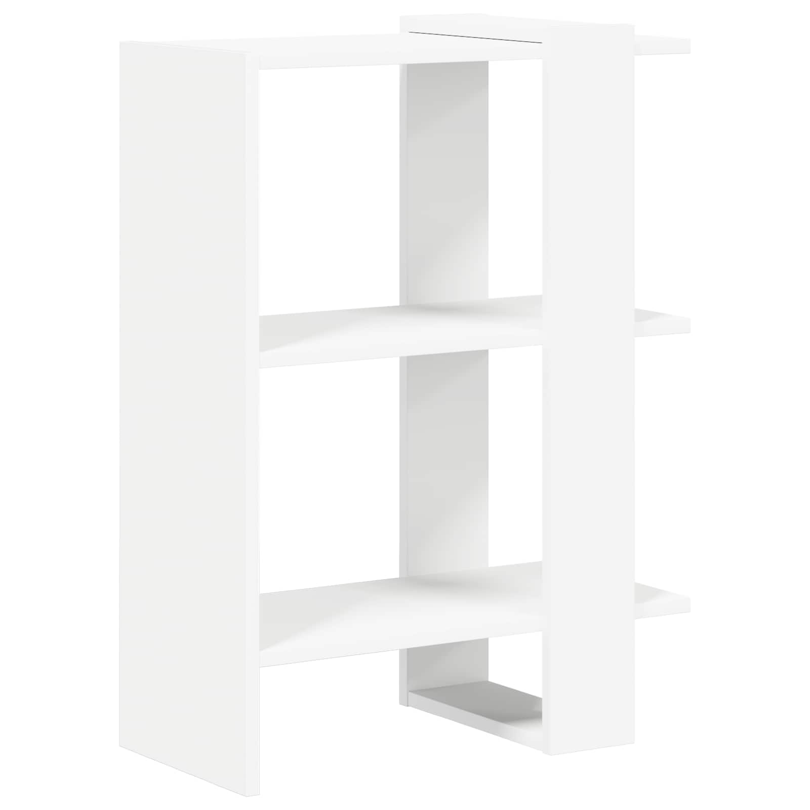 vidaXL Boekenkast Wit 52 x 25 x 71,5 cm Bewerkt hout