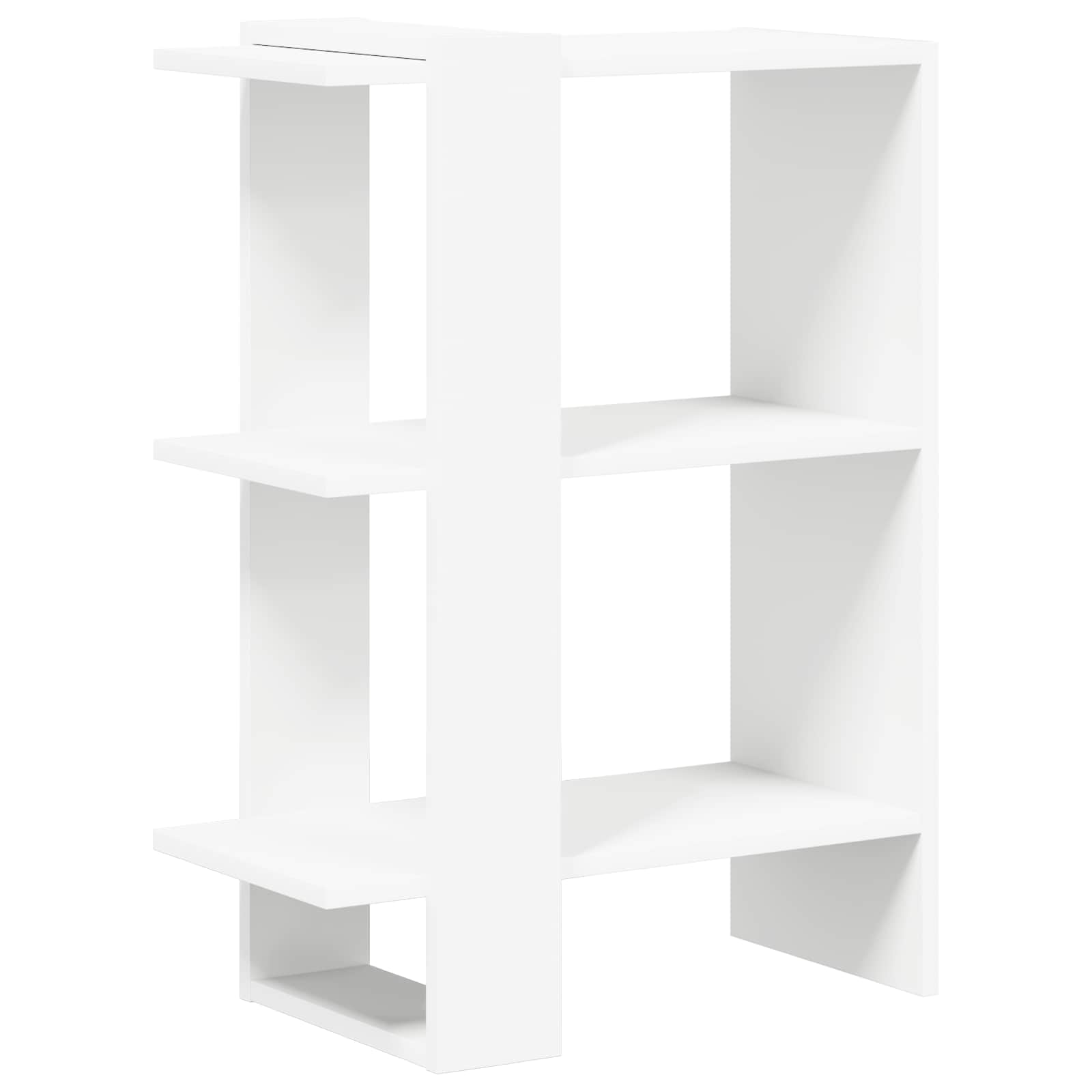 vidaXL Boekenkast Wit 52 x 25 x 71,5 cm Bewerkt hout