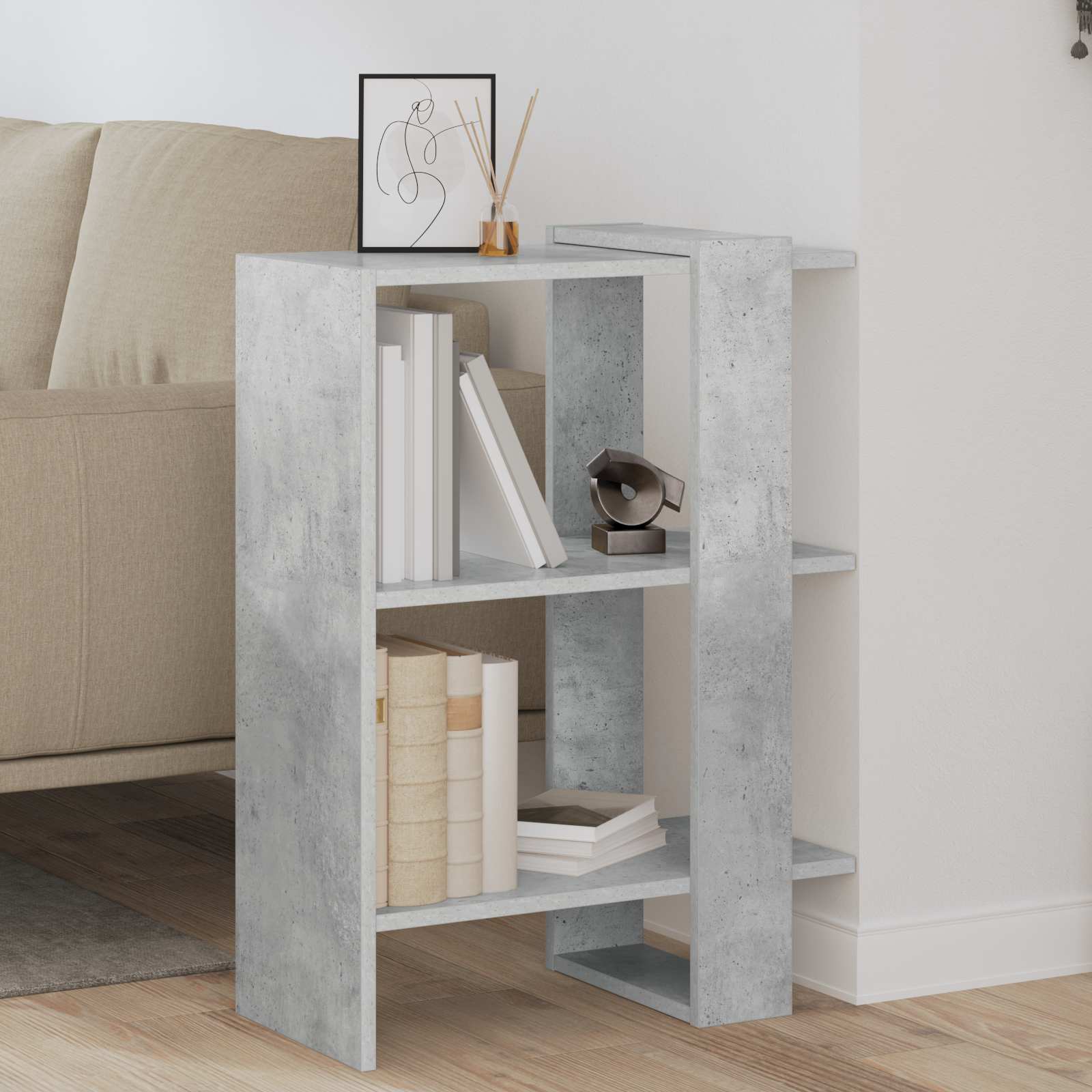vidaXL Boekenkast Wit 52 x 25 x 71,5 cm Bewerkt hout