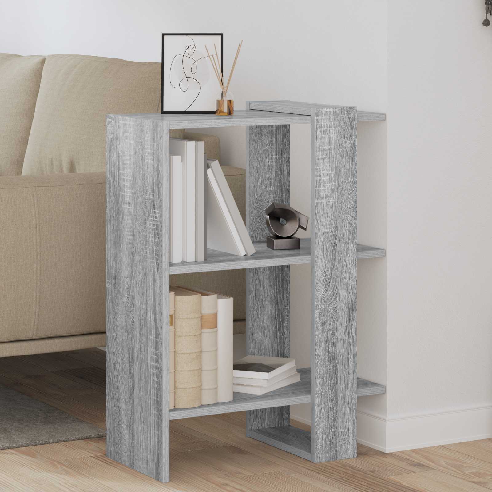 vidaXL Boekenkast Wit 52 x 25 x 71,5 cm Bewerkt hout