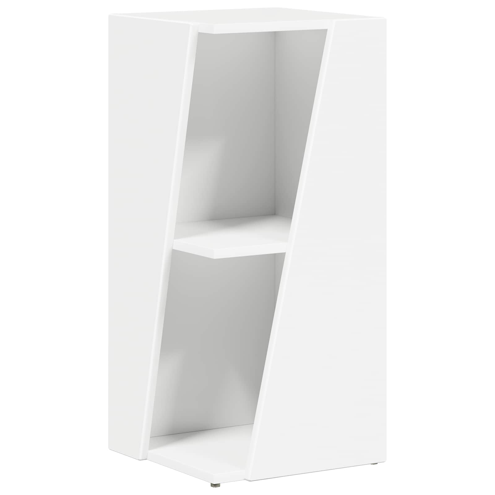 vidaXL Zijplank Wit 33 x 32 x 70,5 cm Bewerkt hout