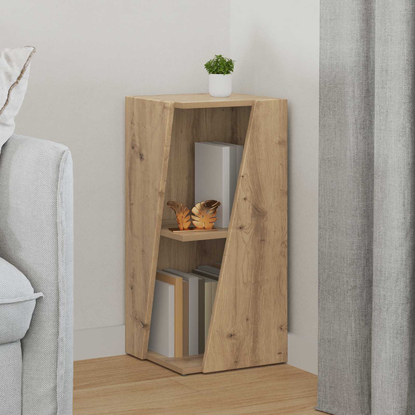 vidaXL Zijplank Wit 33 x 32 x 70,5 cm Bewerkt hout