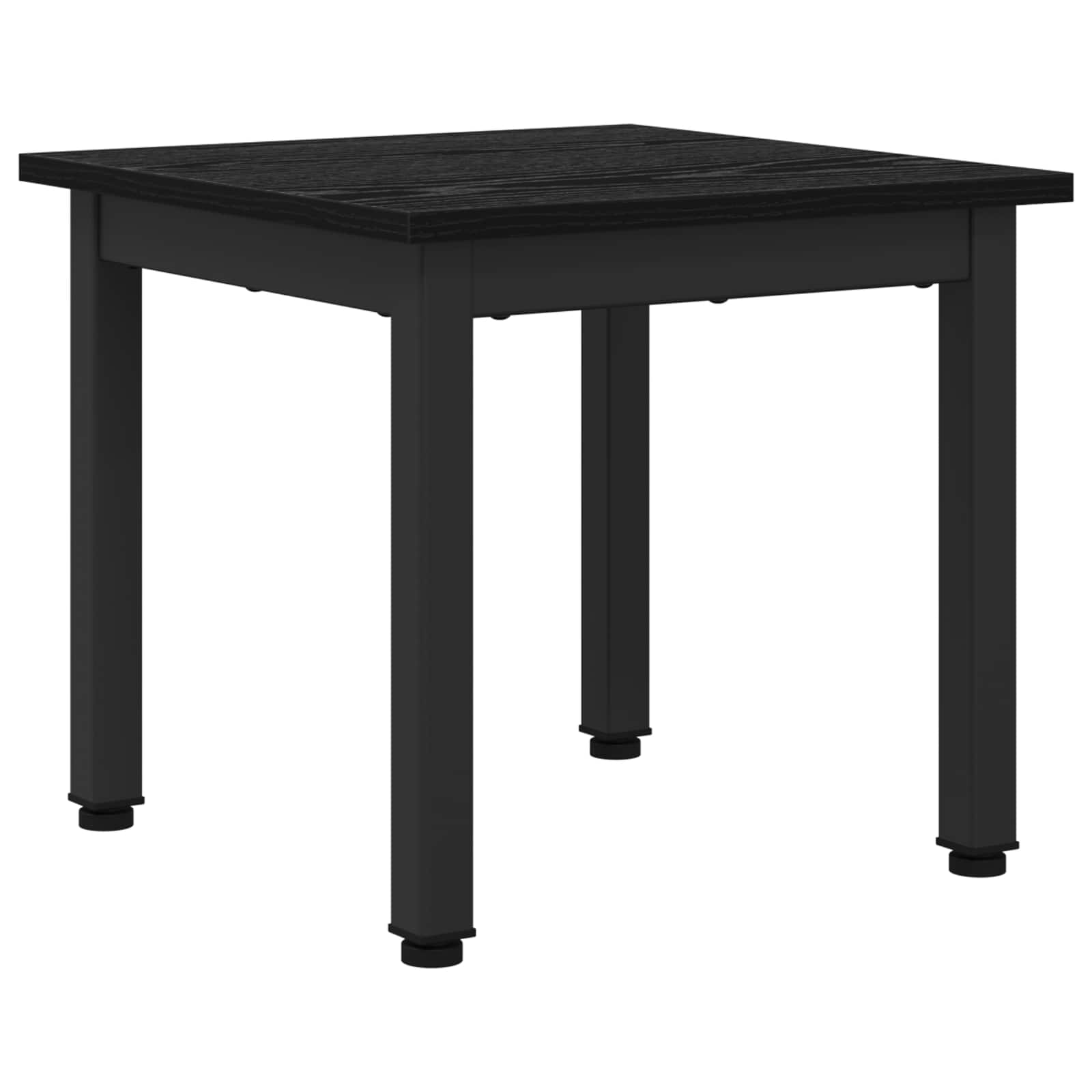 vidaXL Salontafel Zwart Eiken 40 x 40 x 36 cm Bewerkt hout