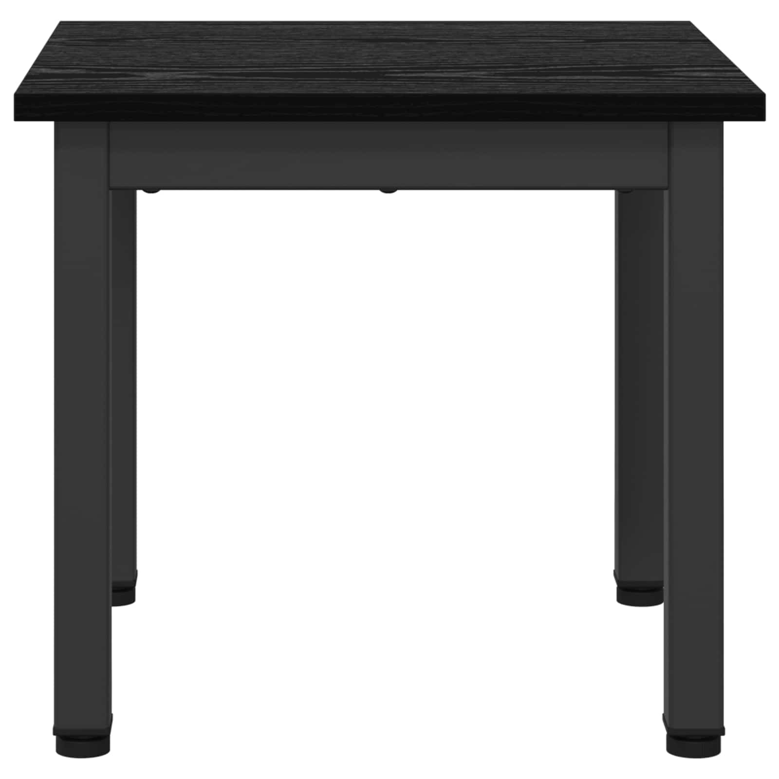 vidaXL Salontafel Zwart Eiken 40 x 40 x 36 cm Bewerkt hout