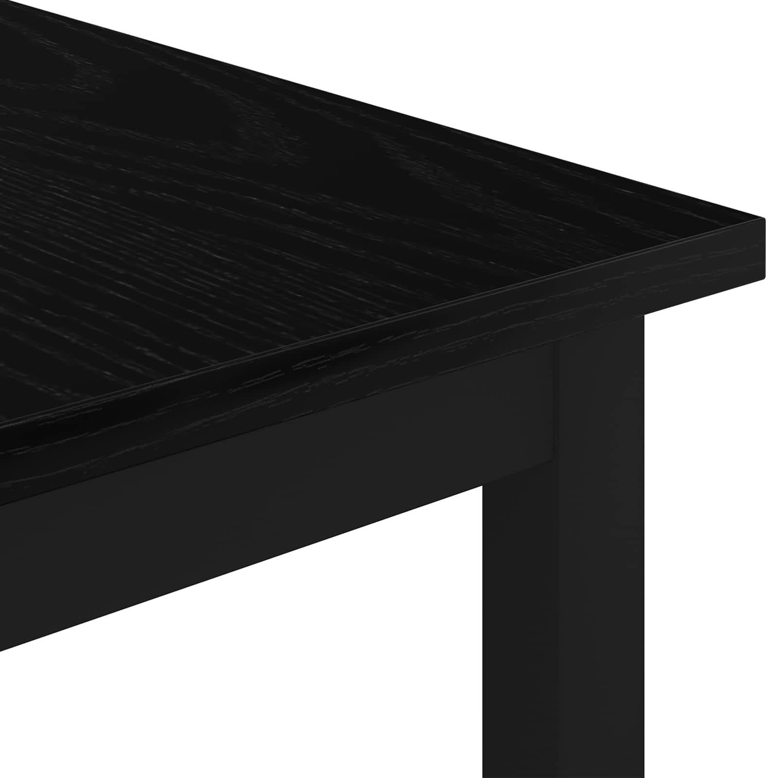 vidaXL Salontafel Zwart Eiken 40 x 40 x 36 cm Bewerkt hout