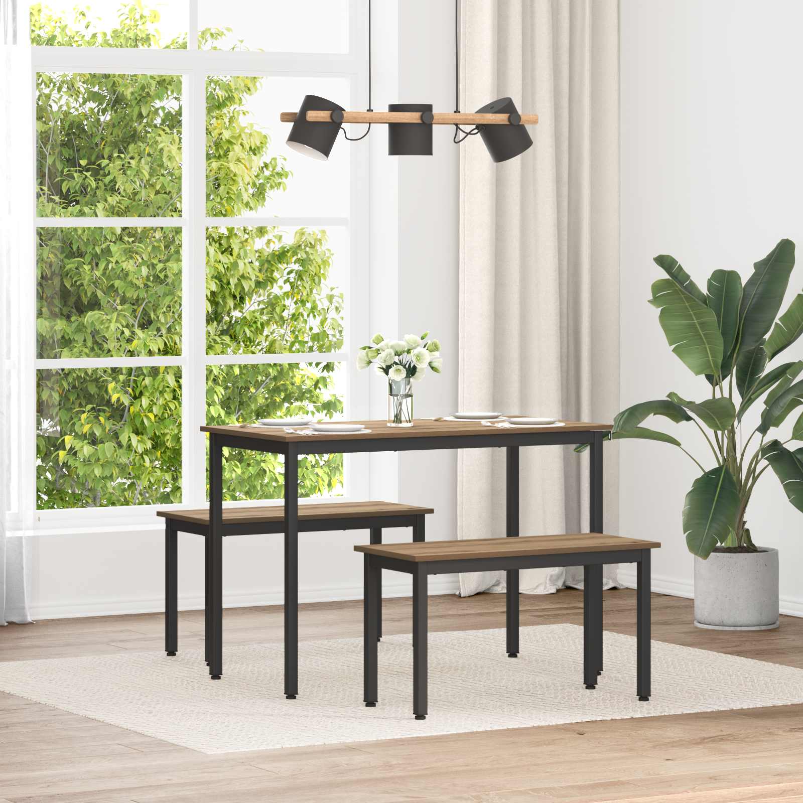 vidaXL Bank Grijs Sonoma 80 x 35 x 45 cm Bewerkt hout