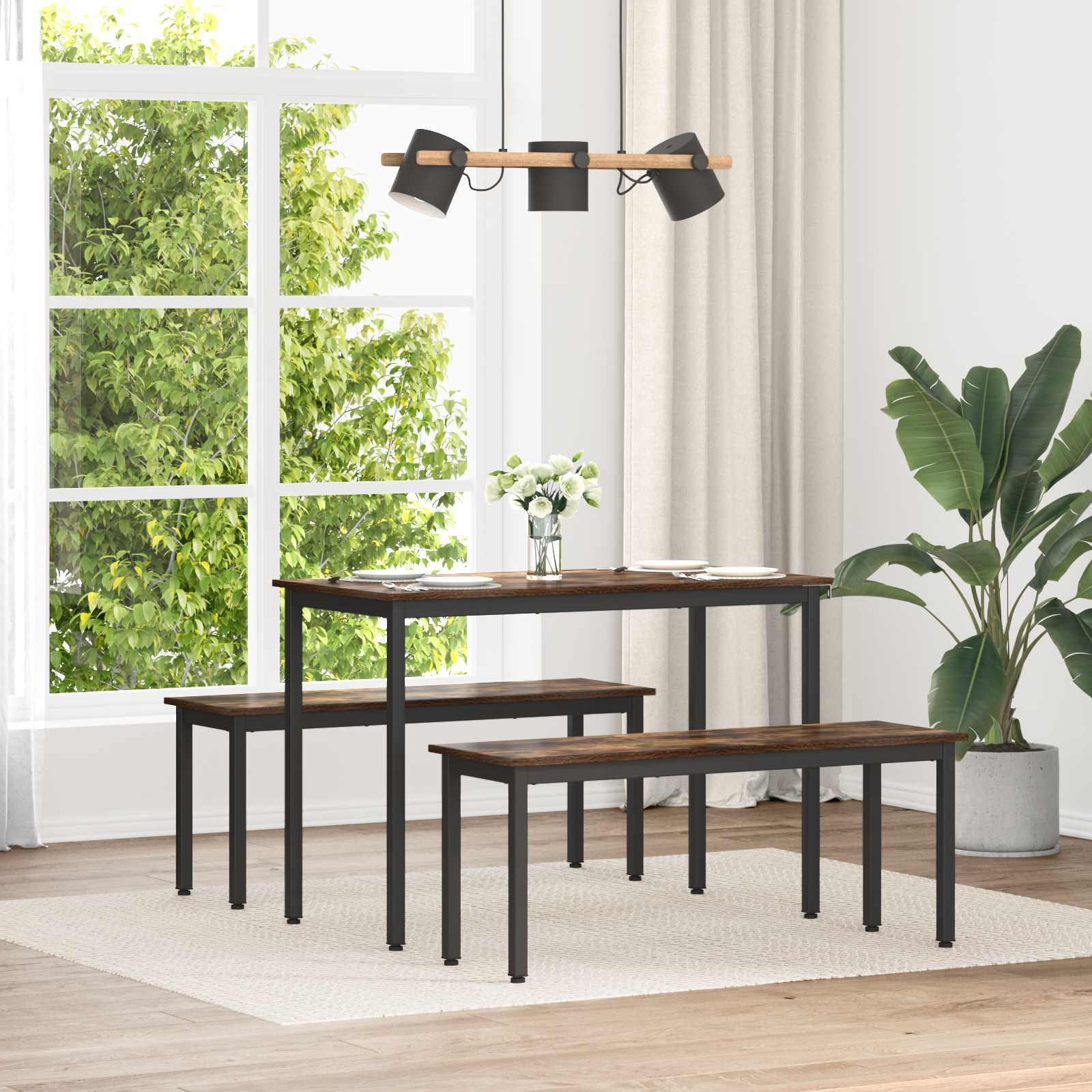 vidaXL Bank Grijs Sonoma 80 x 35 x 45 cm Bewerkt hout