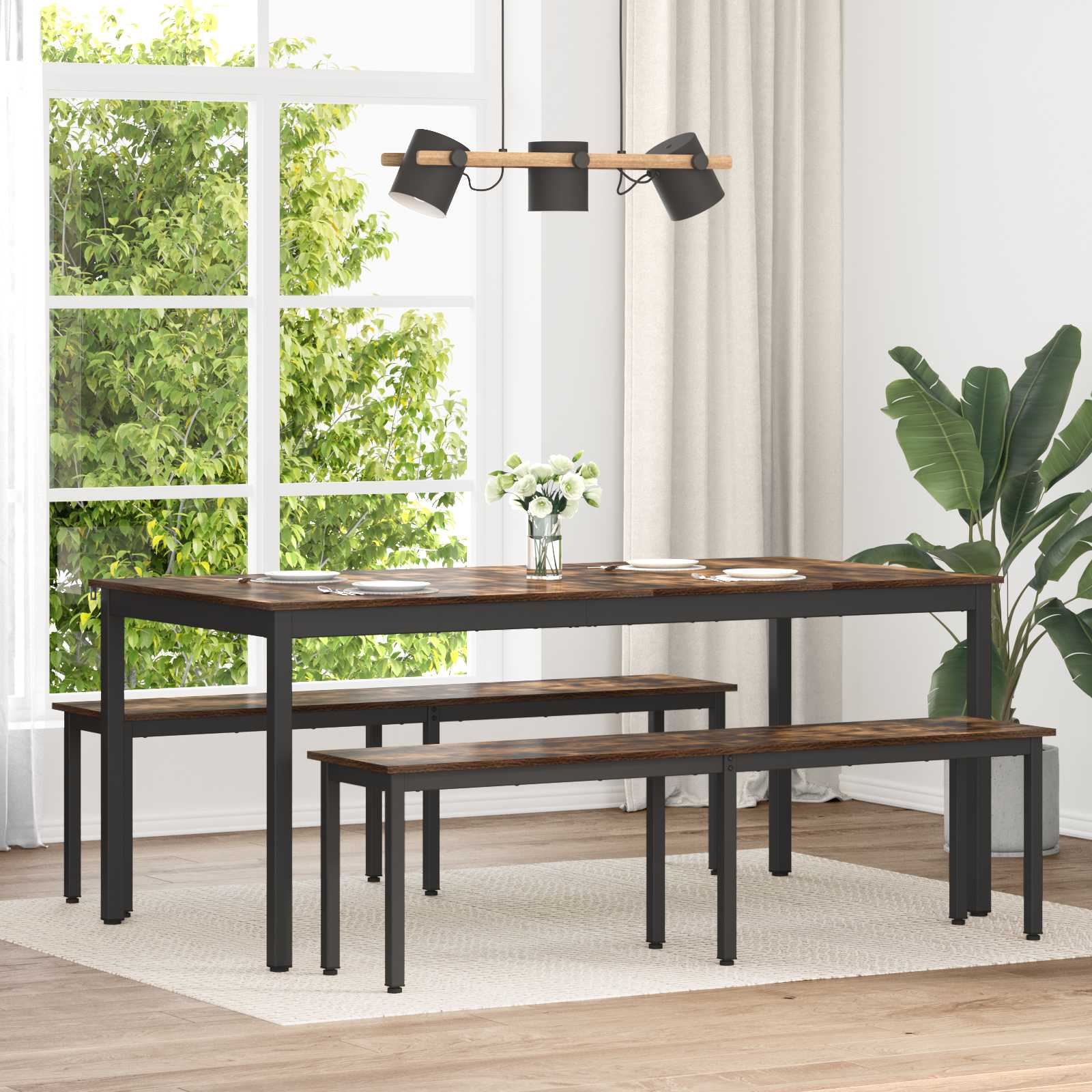 vidaXL Bank Grijs Sonoma 80 x 35 x 45 cm Bewerkt hout
