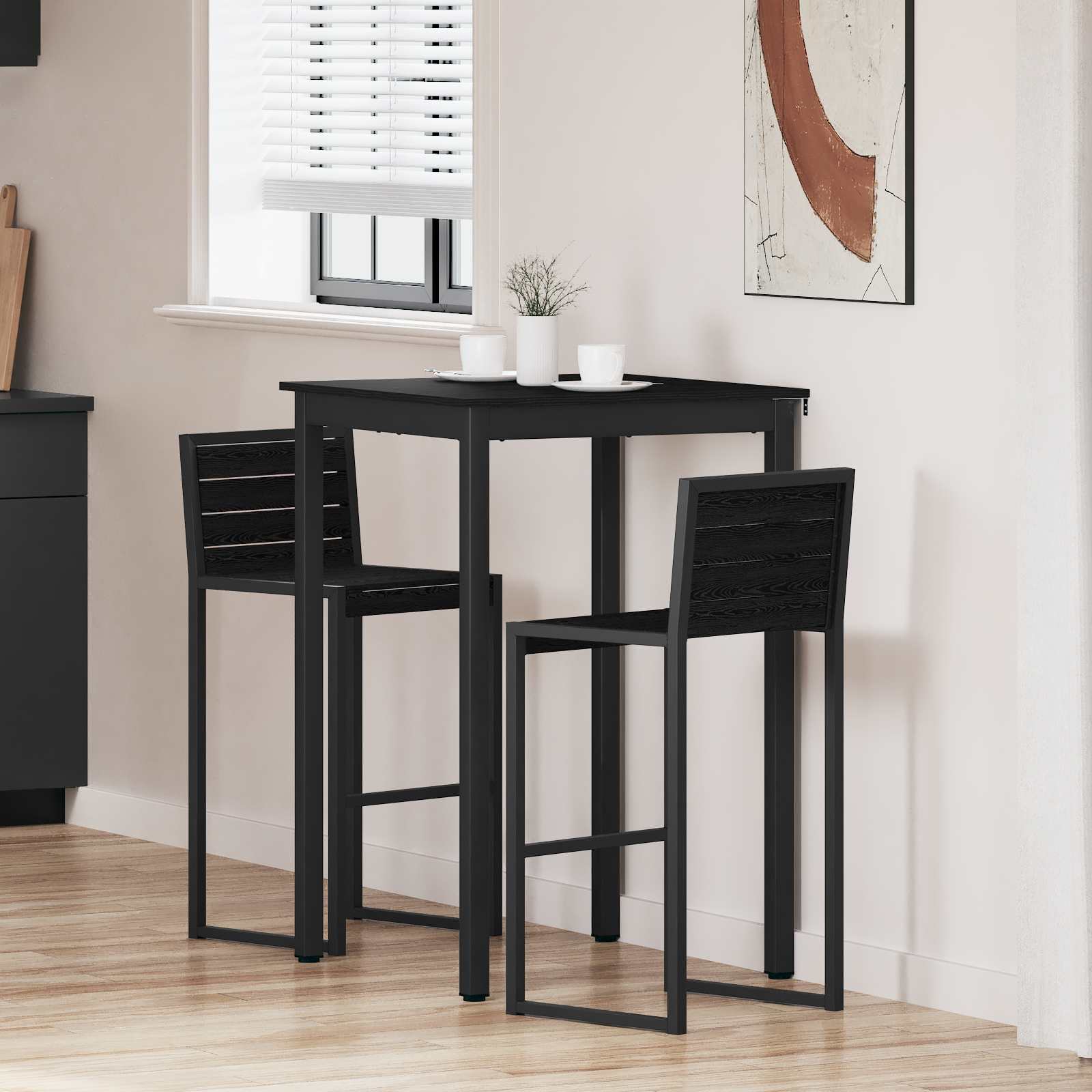 vidaXL Eettafels Bewerkt hout