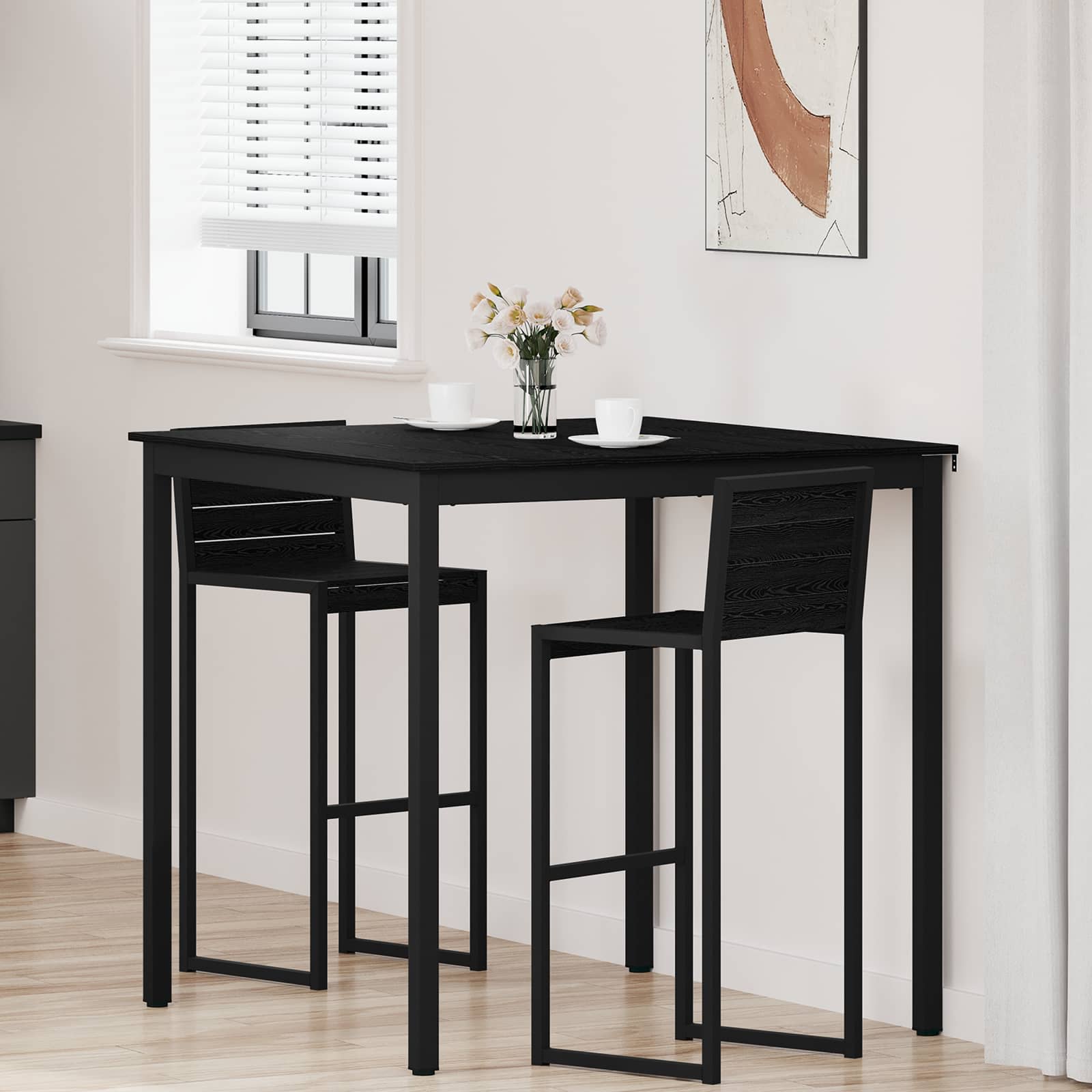 vidaXL Eettafels Bewerkt hout