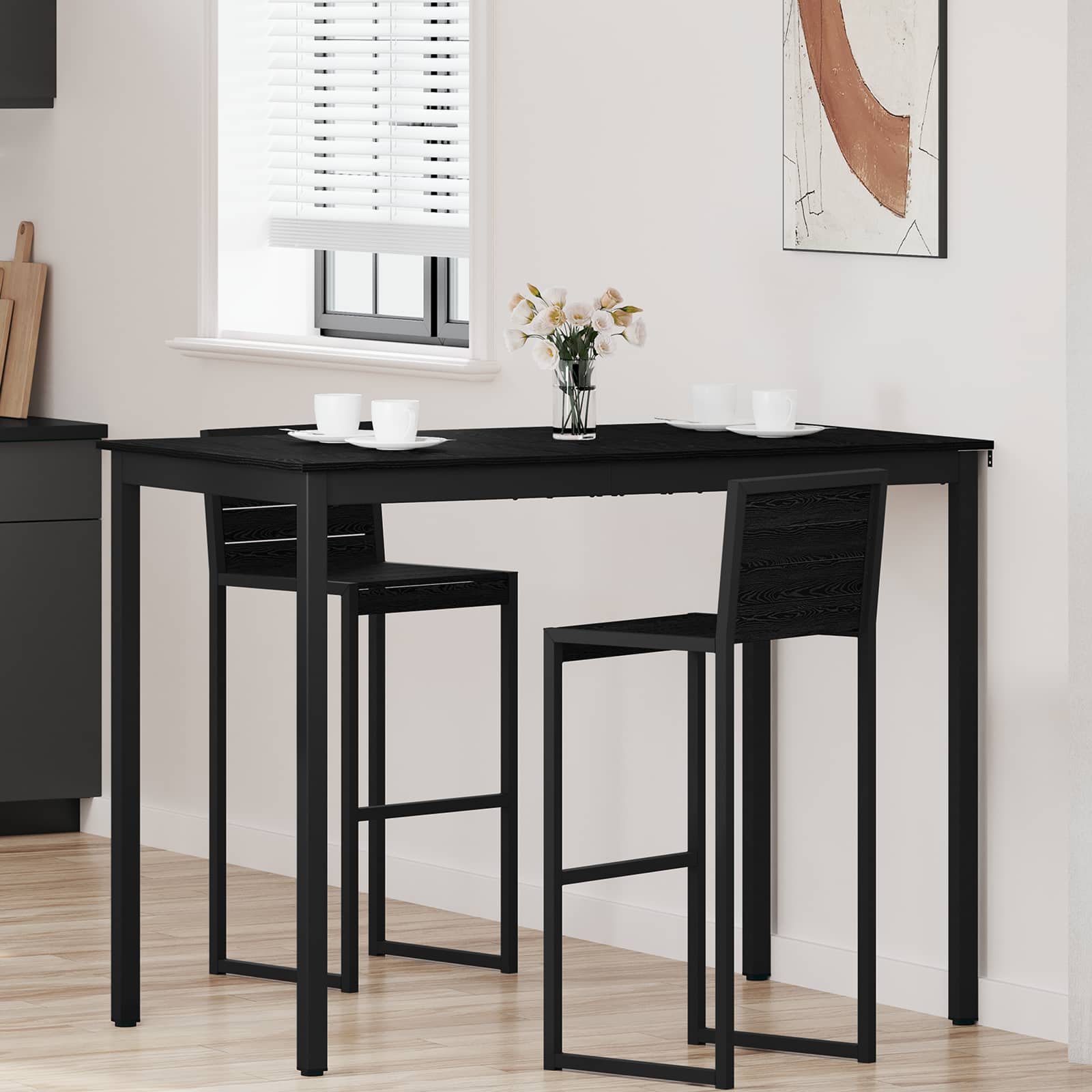 vidaXL Eettafels Bewerkt hout