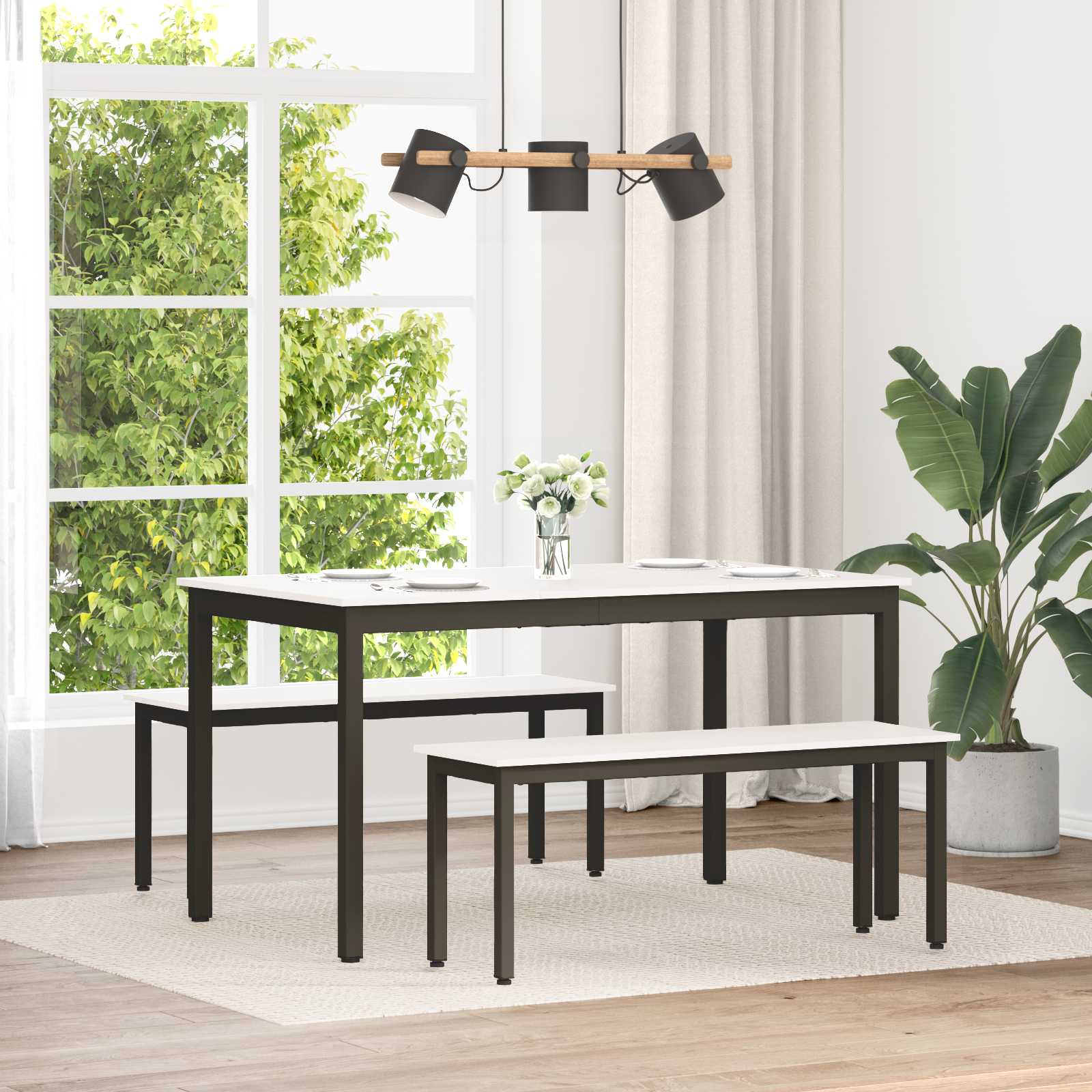 vidaXL Bank Naturel 80 x 35 x 45 cm Massief grenenhout