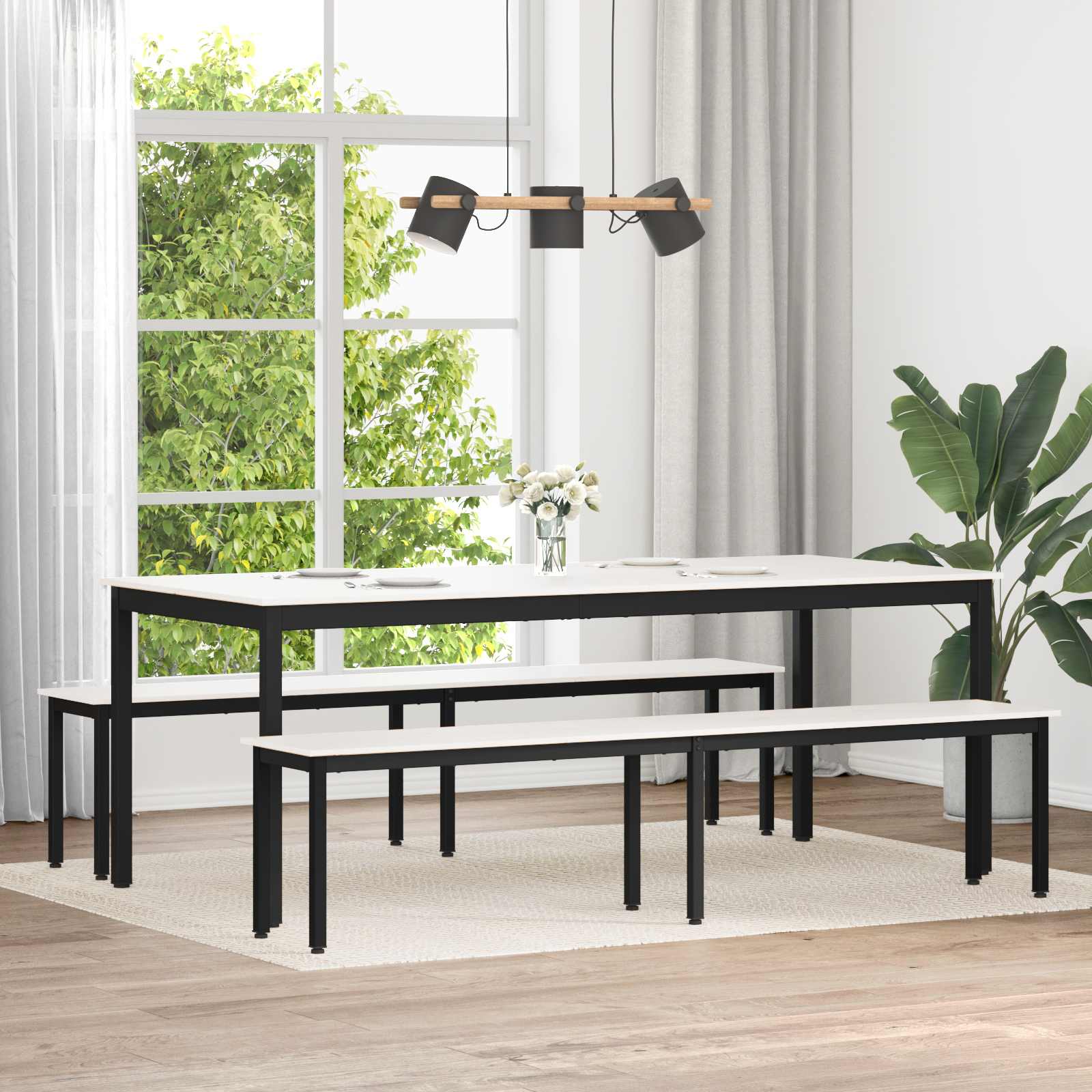 vidaXL Bank Naturel 80 x 35 x 45 cm Massief grenenhout