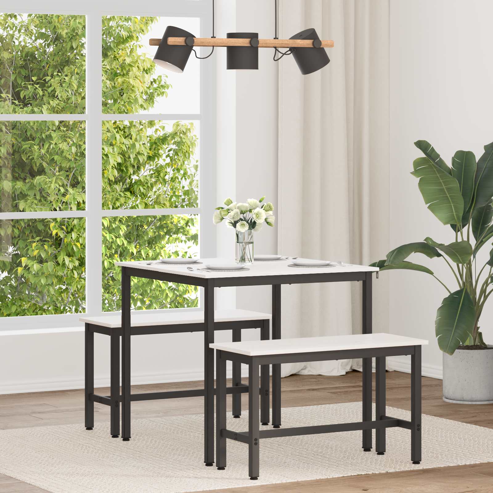 vidaXL Eettafel Naturel 200 x 100 x 75 cm Massief grenenhout
