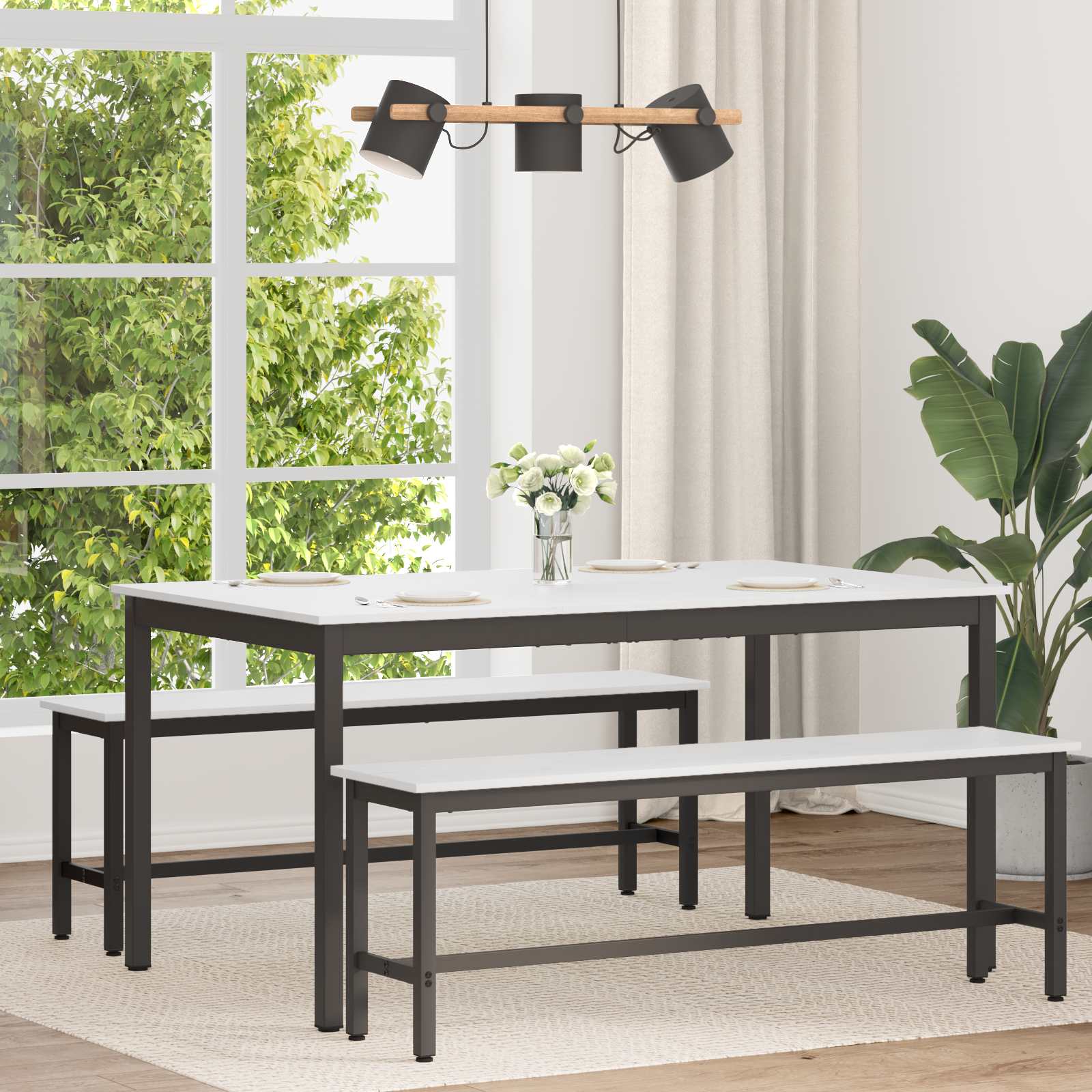 vidaXL Eettafel Naturel 200 x 100 x 75 cm Massief grenenhout