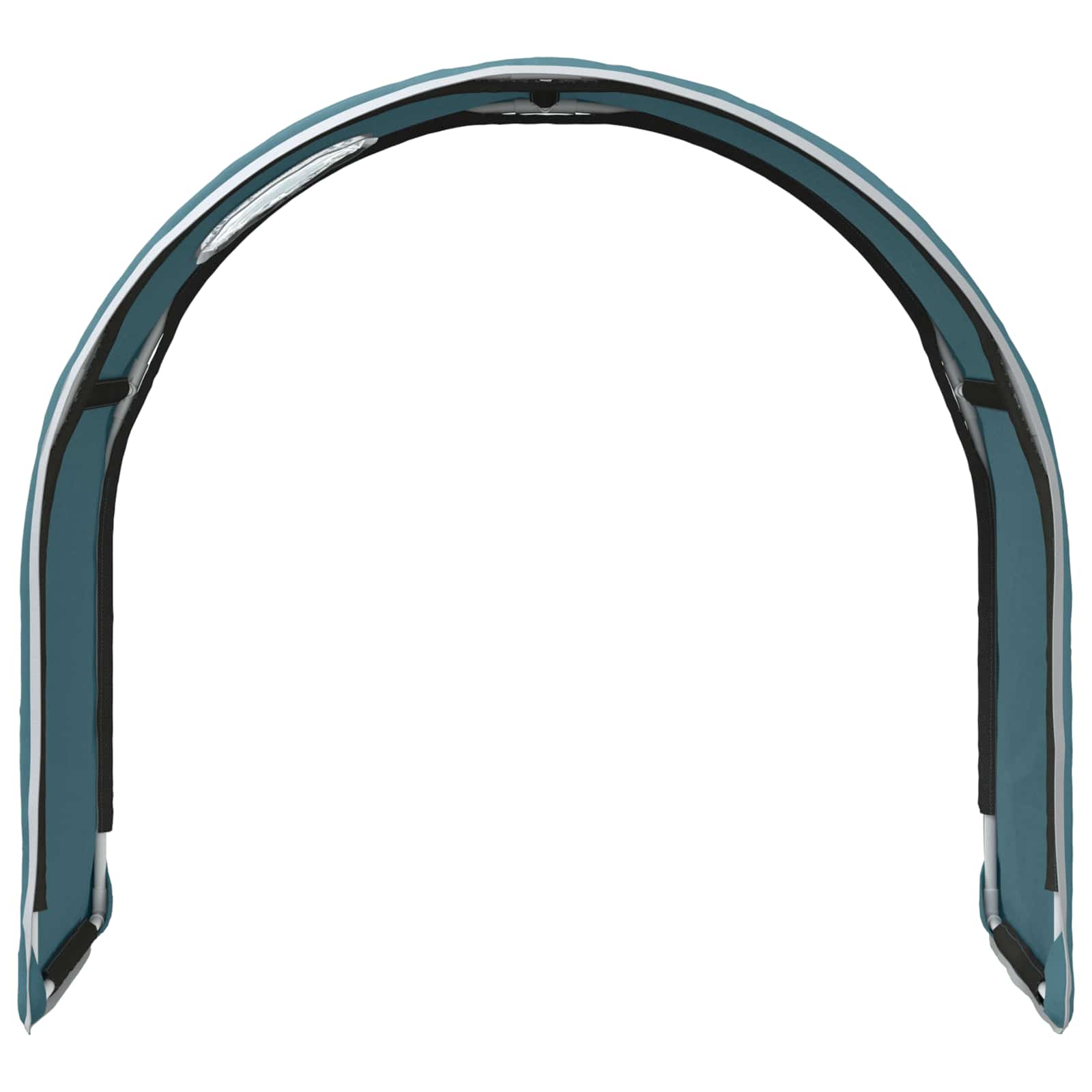 vidaXL Bedtunnel 2 pcs Lichtblauw 211 x 52,5 x 2 cm Polyester