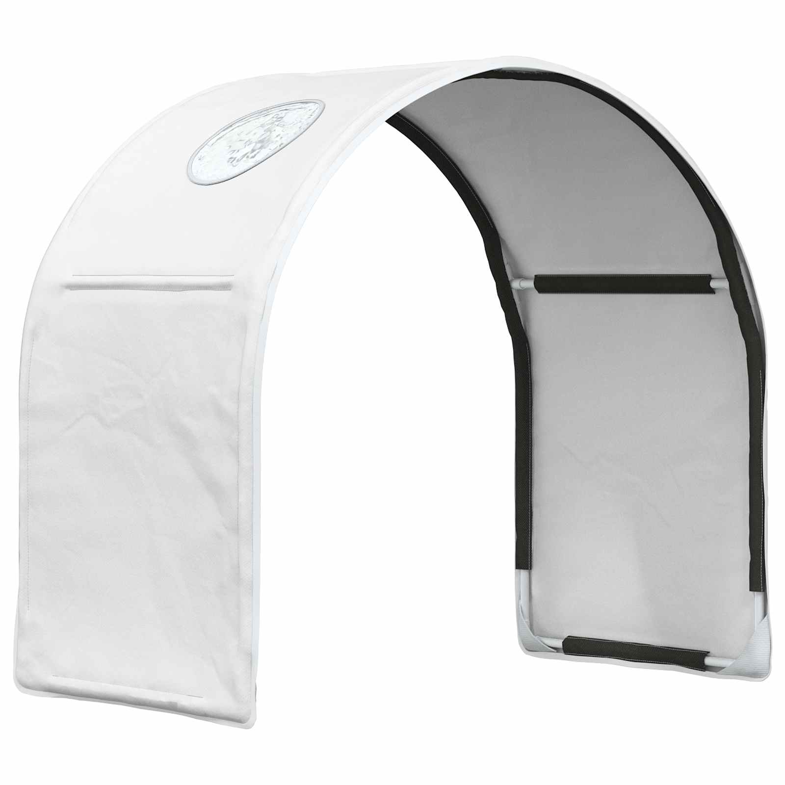 vidaXL Bedtunnel 2 pcs Lichtblauw 211 x 52,5 x 2 cm Polyester
