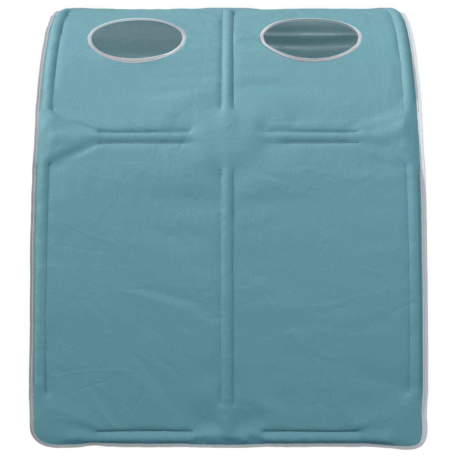 vidaXL Bedtunnel 2 pcs Lichtblauw 211 x 67.5 x 2 cm Polyester