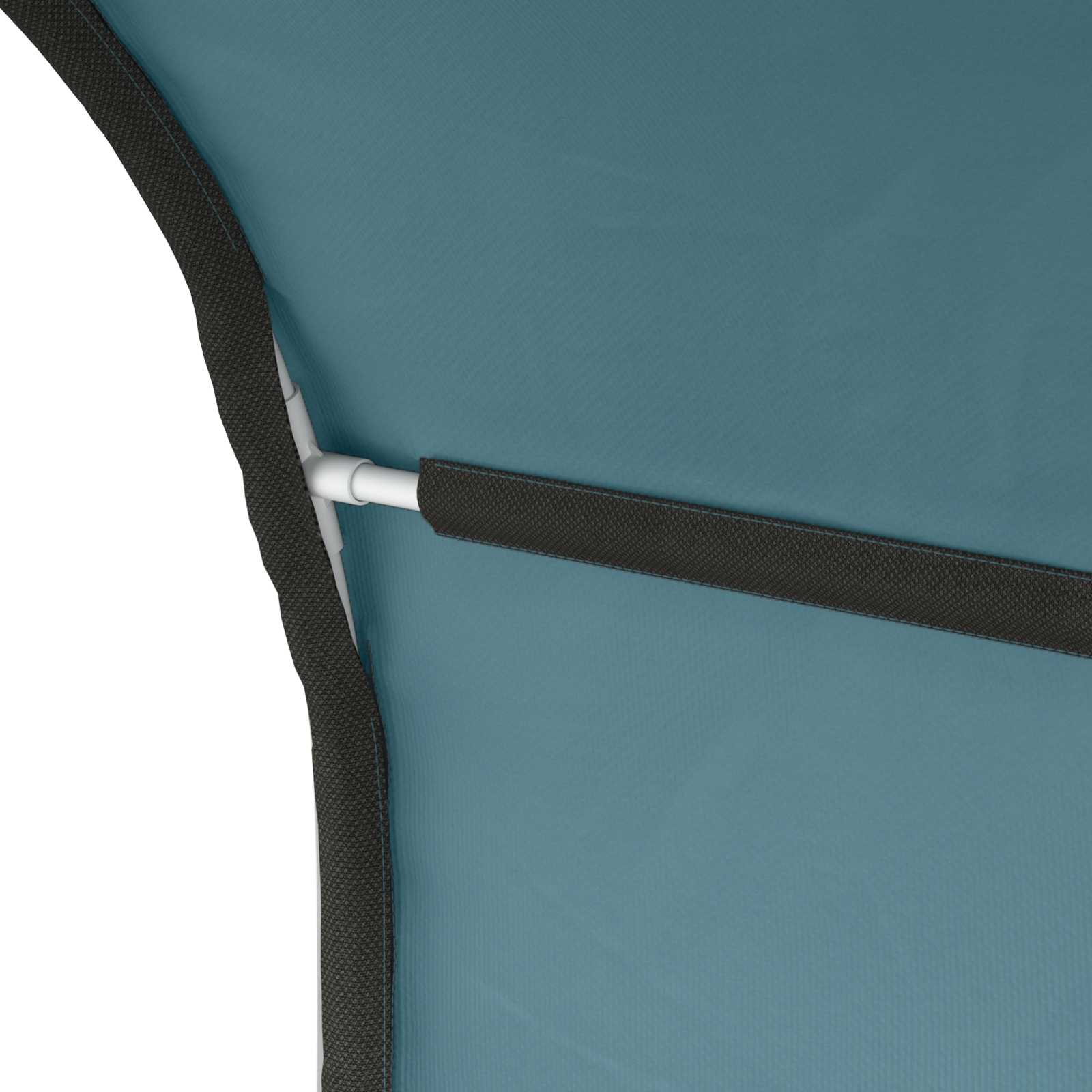 vidaXL Bedtunnel 2 pcs Lichtblauw 211 x 67.5 x 2 cm Polyester