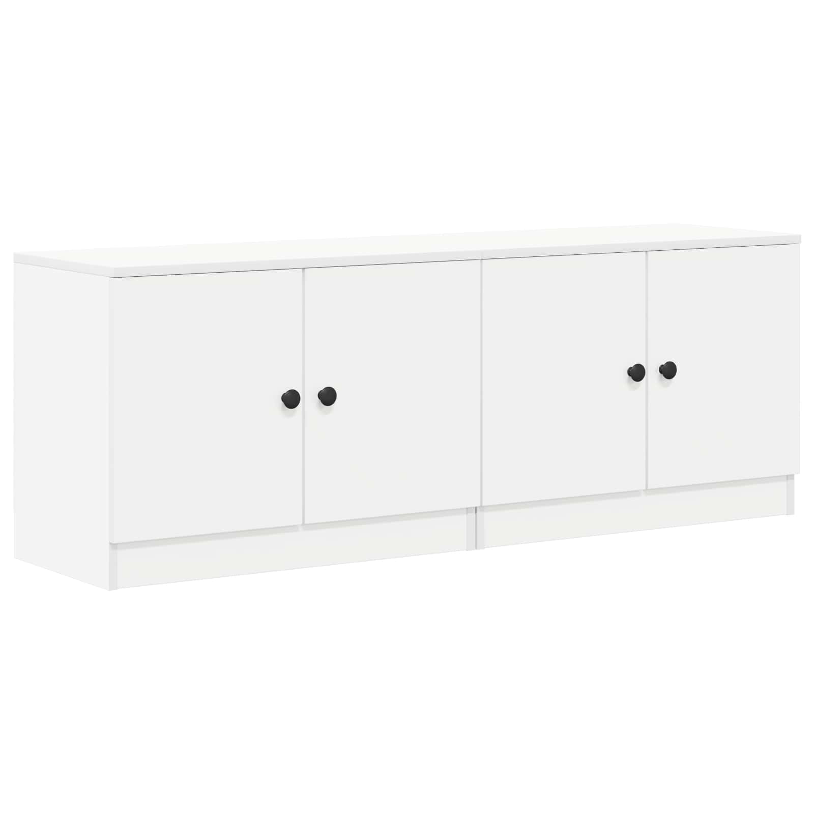 vidaXL Opbergkast voor Loftbed 2 st Wit 66 x 35 x 48 cm Bewerkt hout