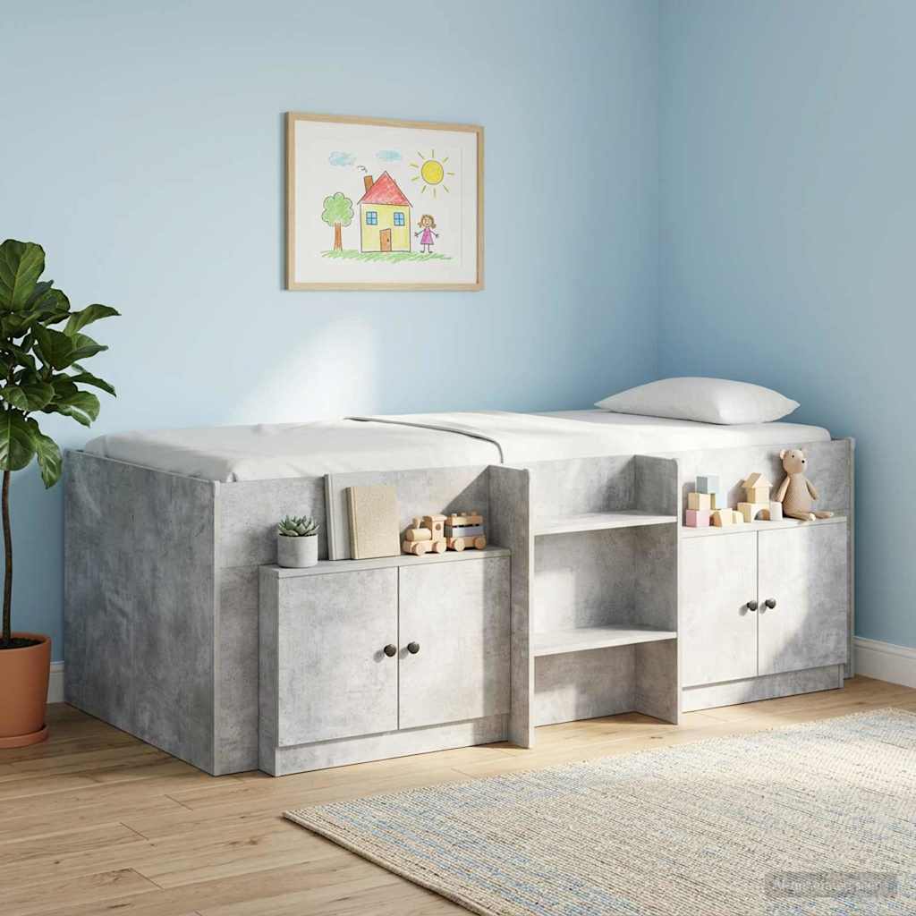 vidaXL Opbergkast voor Loftbed 2 st Wit 66 x 35 x 48 cm Bewerkt hout
