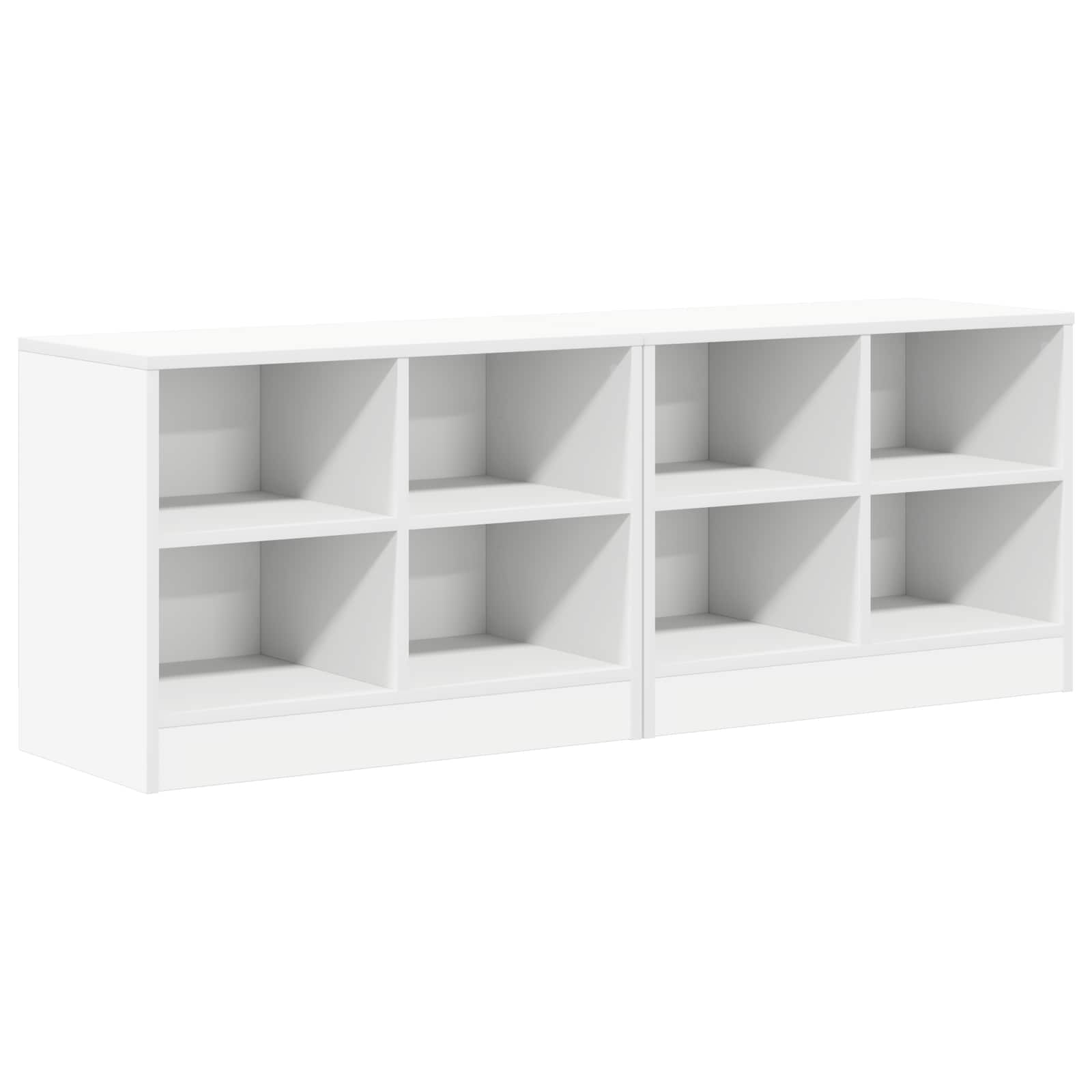vidaXL Bed kast 2 pcs Sonoma Eiken 66 x 33 x 48 cm Bewerkt hout