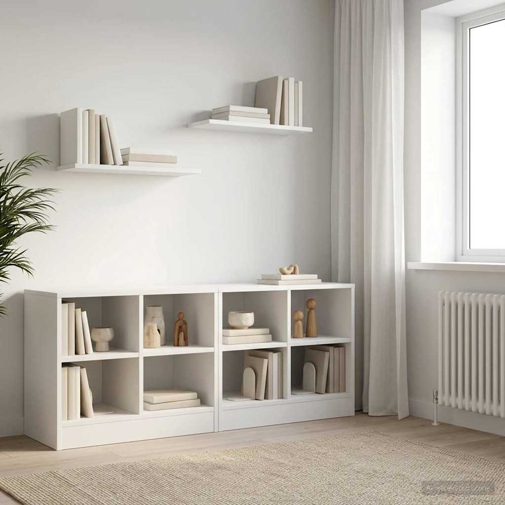 vidaXL Bed kast 2 pcs Sonoma Eiken 66 x 33 x 48 cm Bewerkt hout