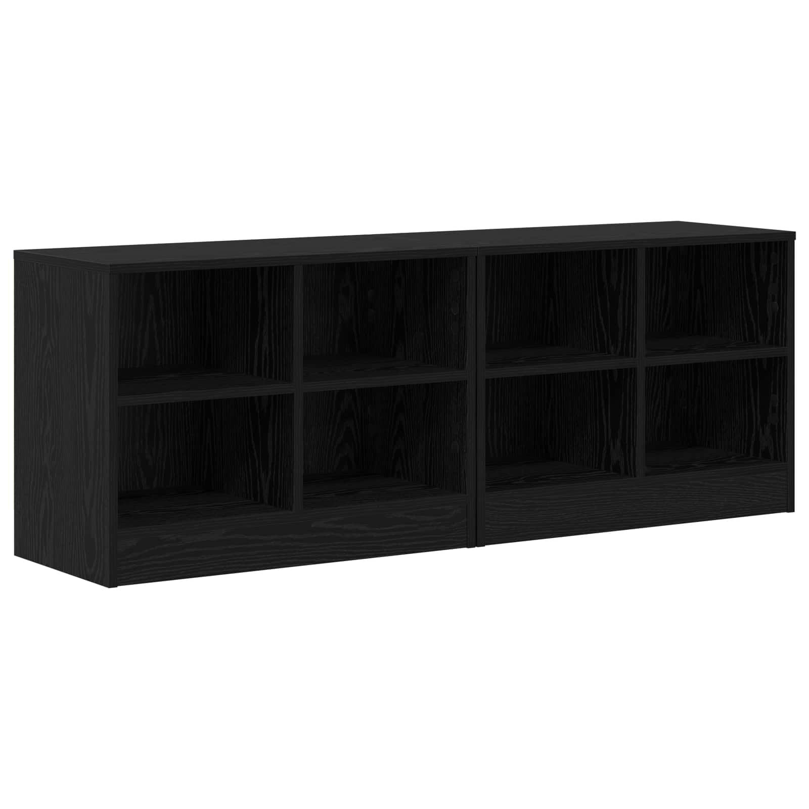 vidaXL Bed kast 2 pcs Sonoma Eiken 66 x 33 x 48 cm Bewerkt hout