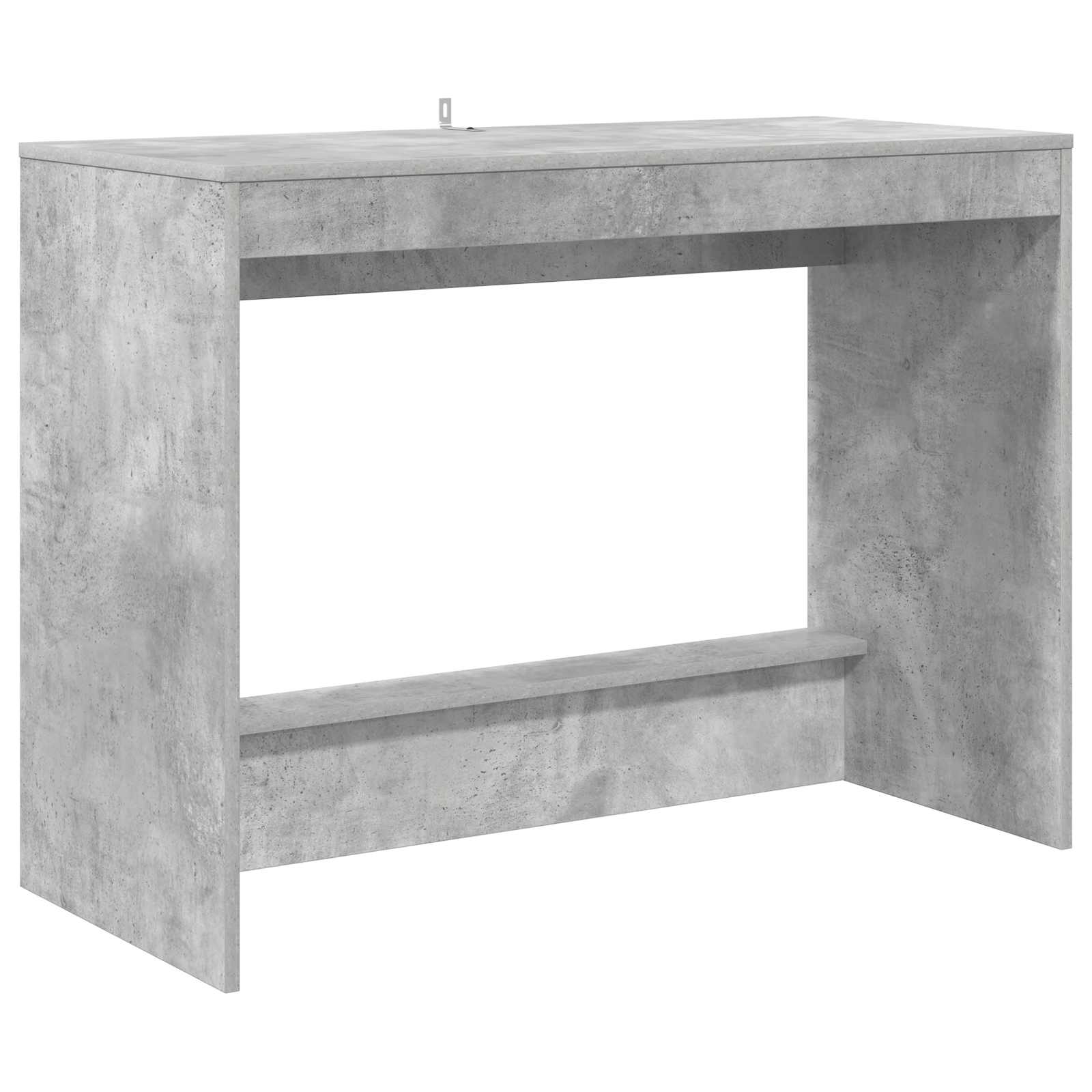 vidaXL Bed Bureau Wit 100 x 45 x 75 cm Bewerkt hout