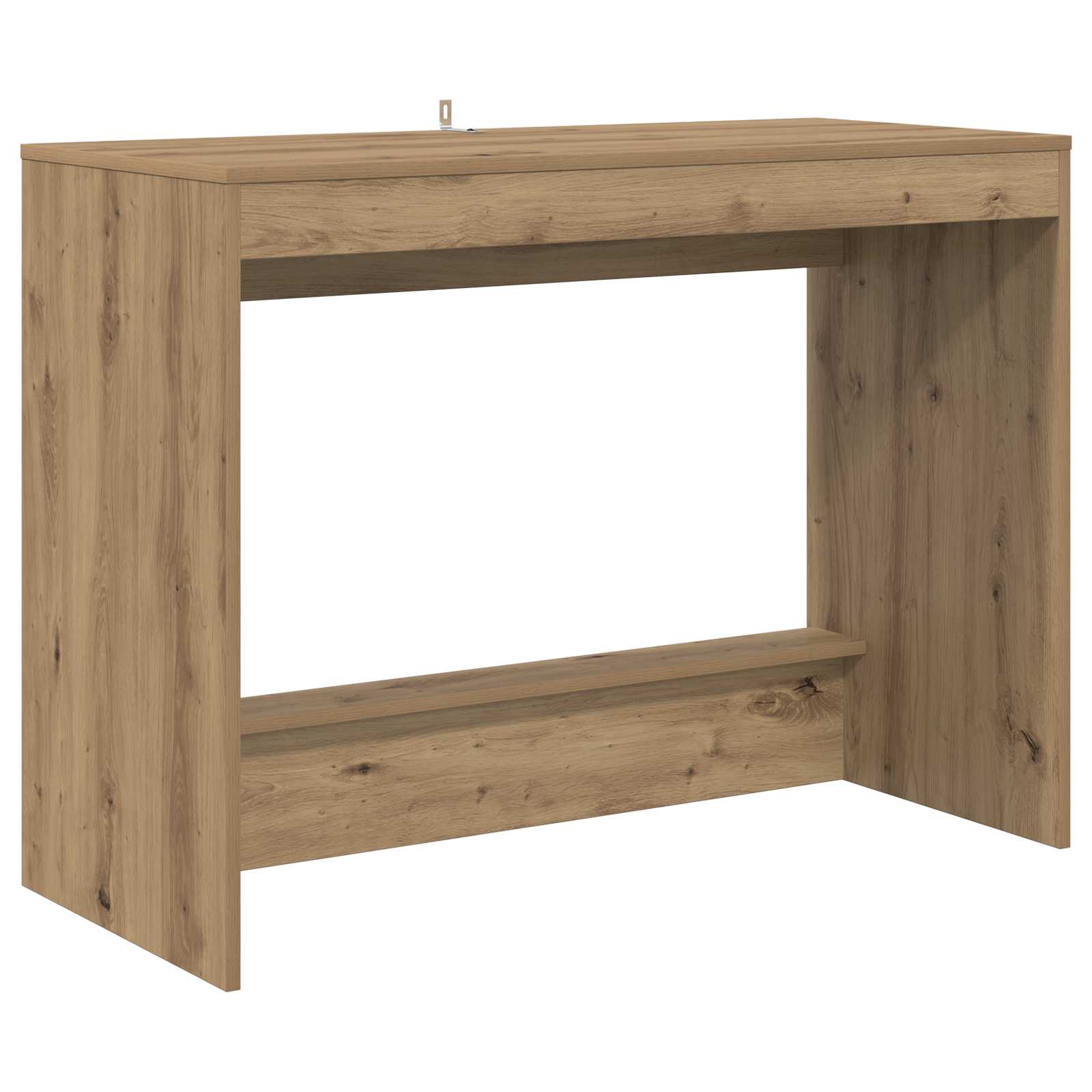 vidaXL Bed Bureau Wit 100 x 45 x 75 cm Bewerkt hout