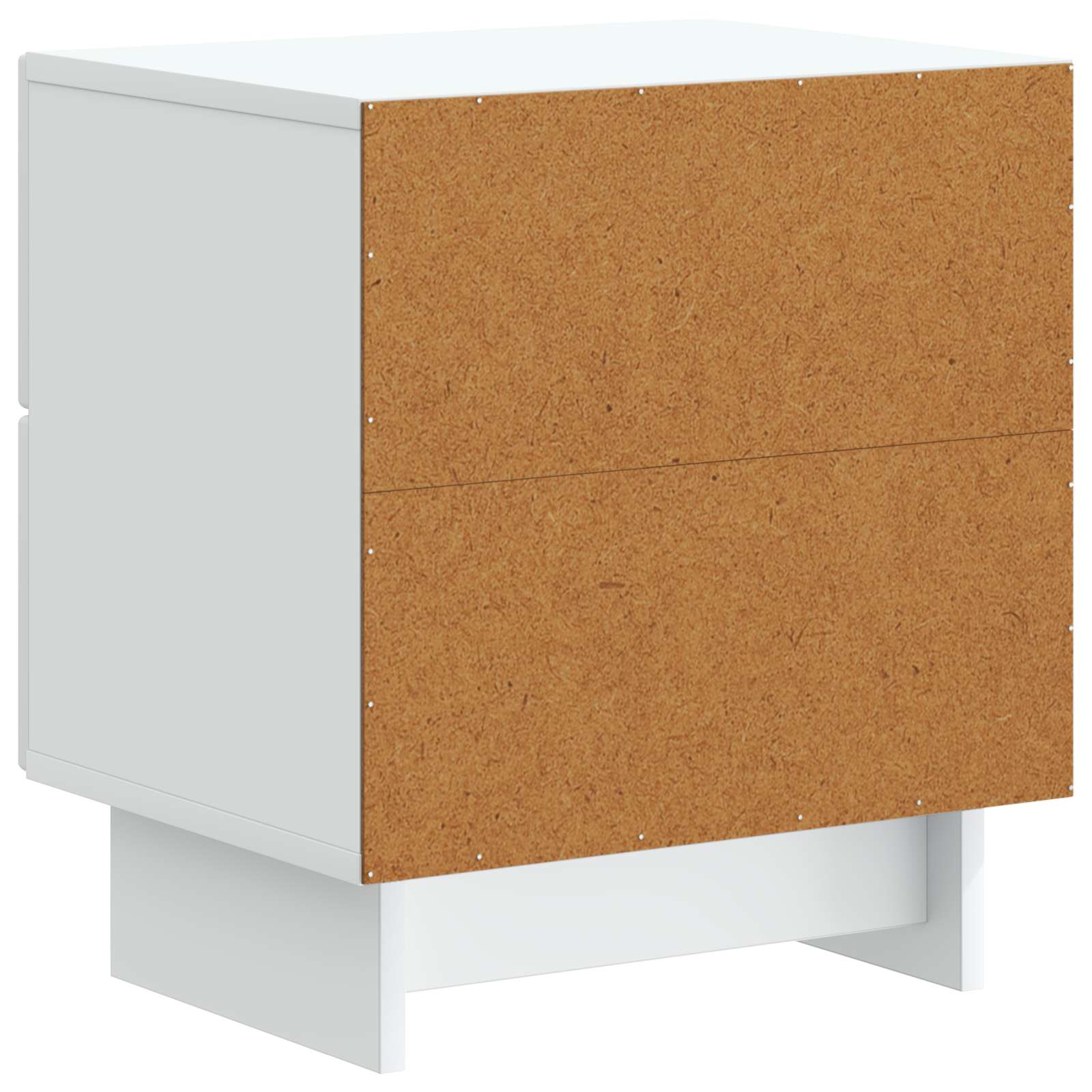 vidaXL Nachtkastje met lade 2 pcs Wit 43 x 34,5 x 47,5 cm Bewerkt hout