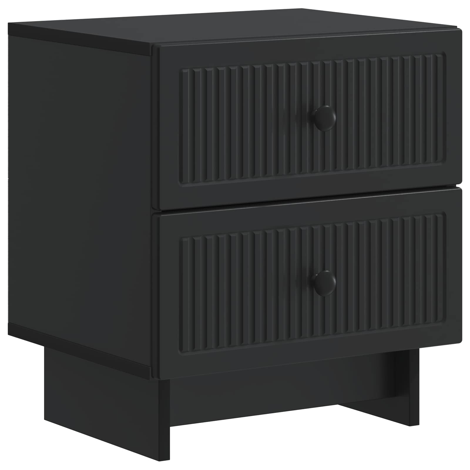 vidaXL Nachtkastje met lade 2 pcs Wit 43 x 34,5 x 47,5 cm Bewerkt hout