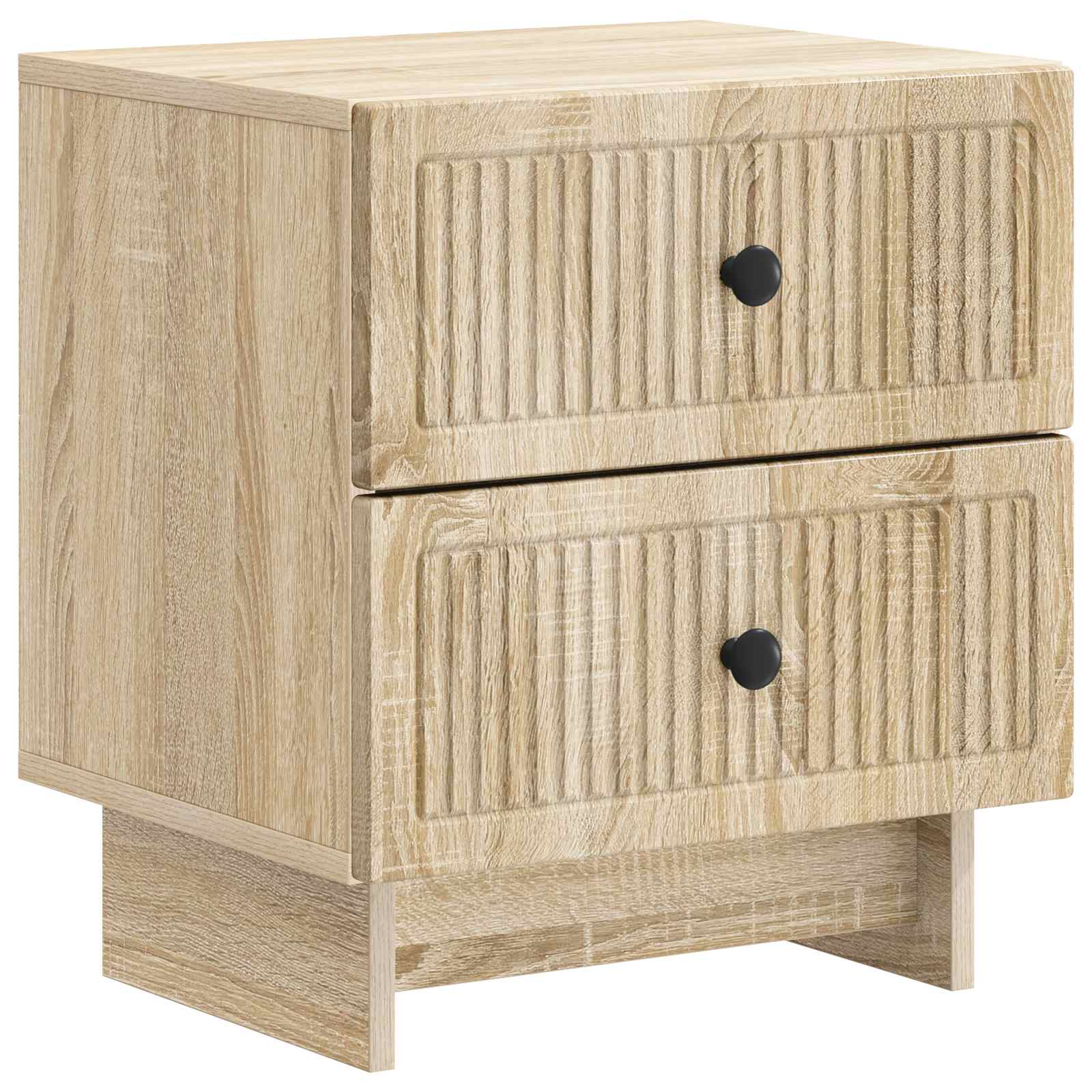 vidaXL Nachtkastje met lade 2 pcs Wit 43 x 34,5 x 47,5 cm Bewerkt hout