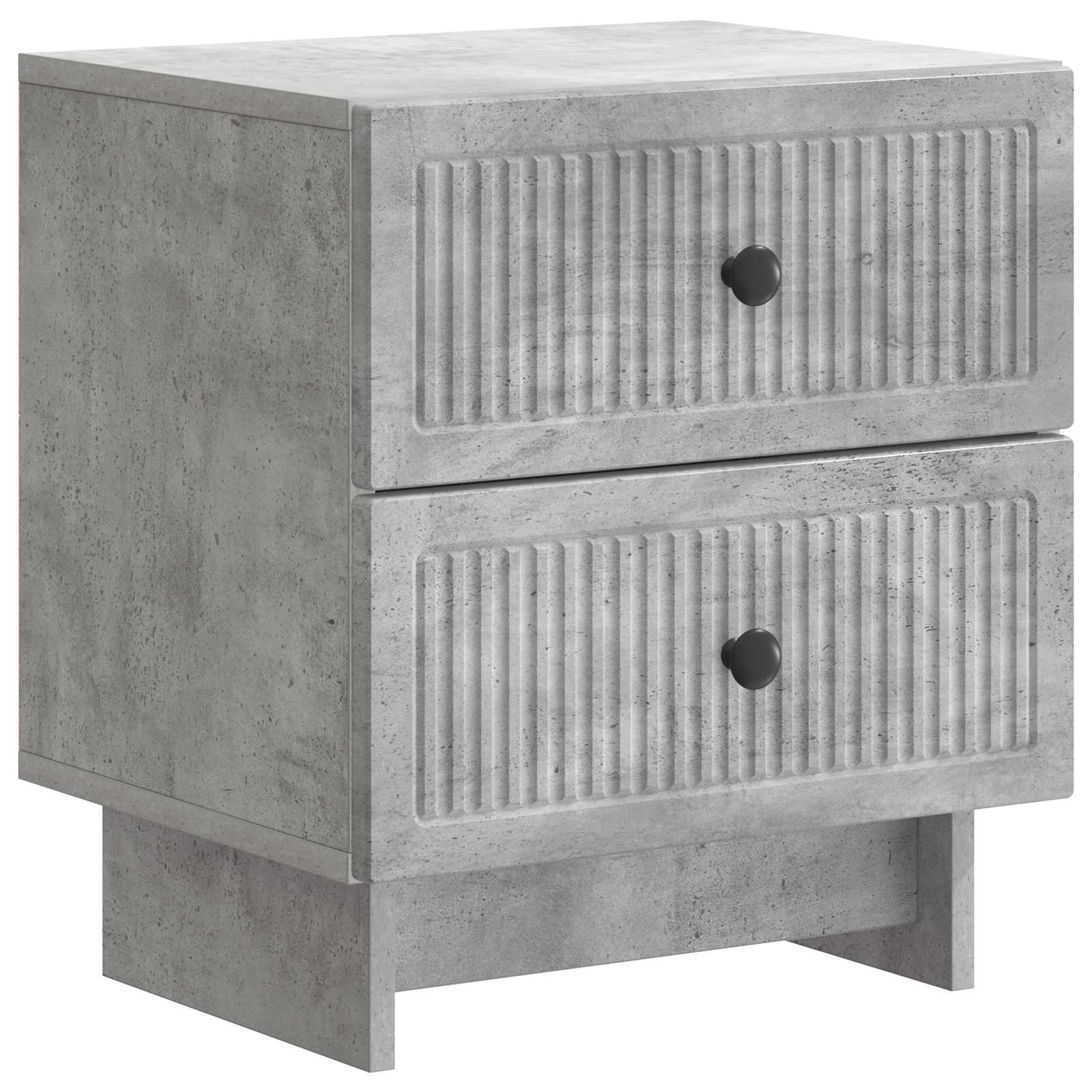 vidaXL Nachtkastje met lade 2 pcs Wit 43 x 34,5 x 47,5 cm Bewerkt hout