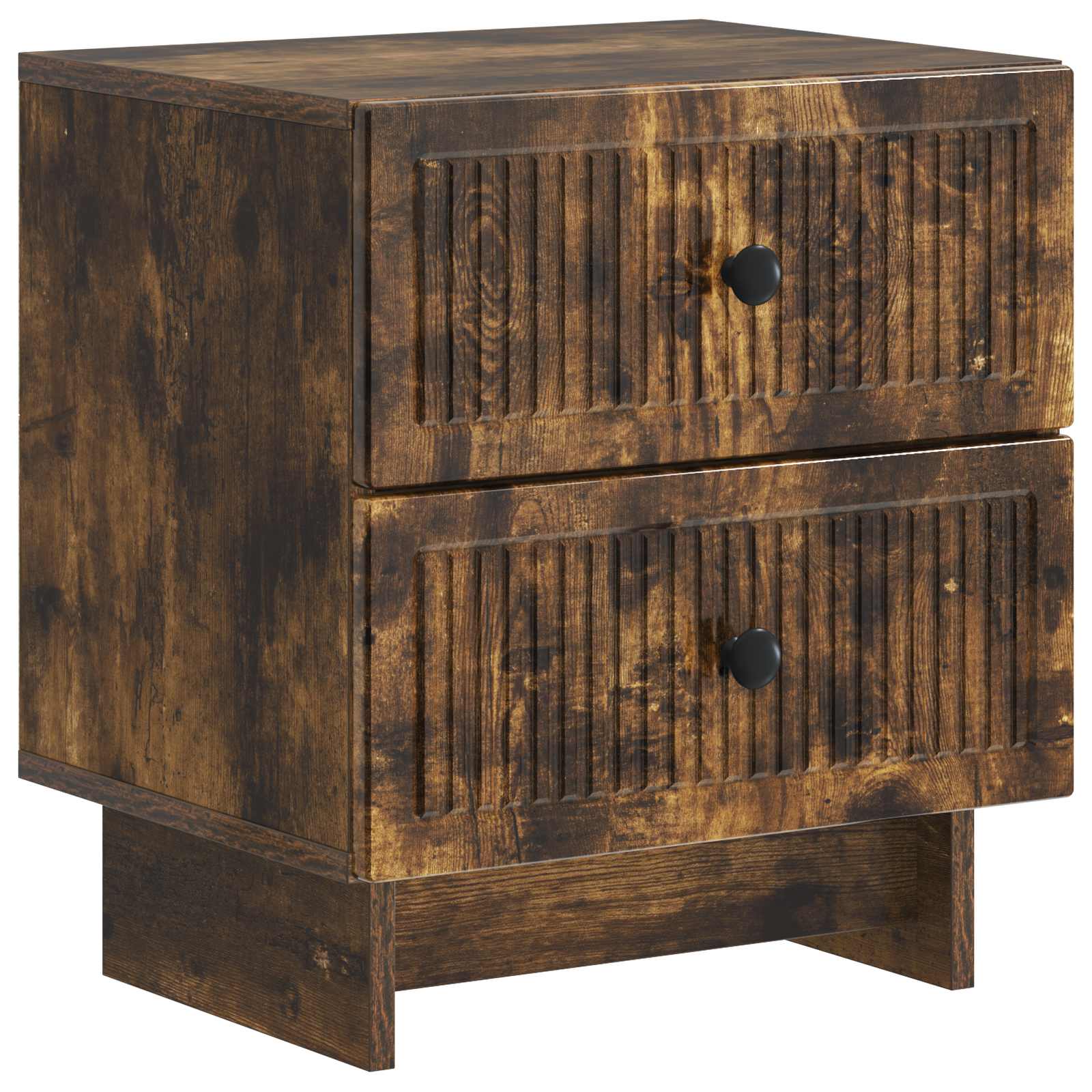 vidaXL Nachtkastje met lade 2 pcs Wit 43 x 34,5 x 47,5 cm Bewerkt hout