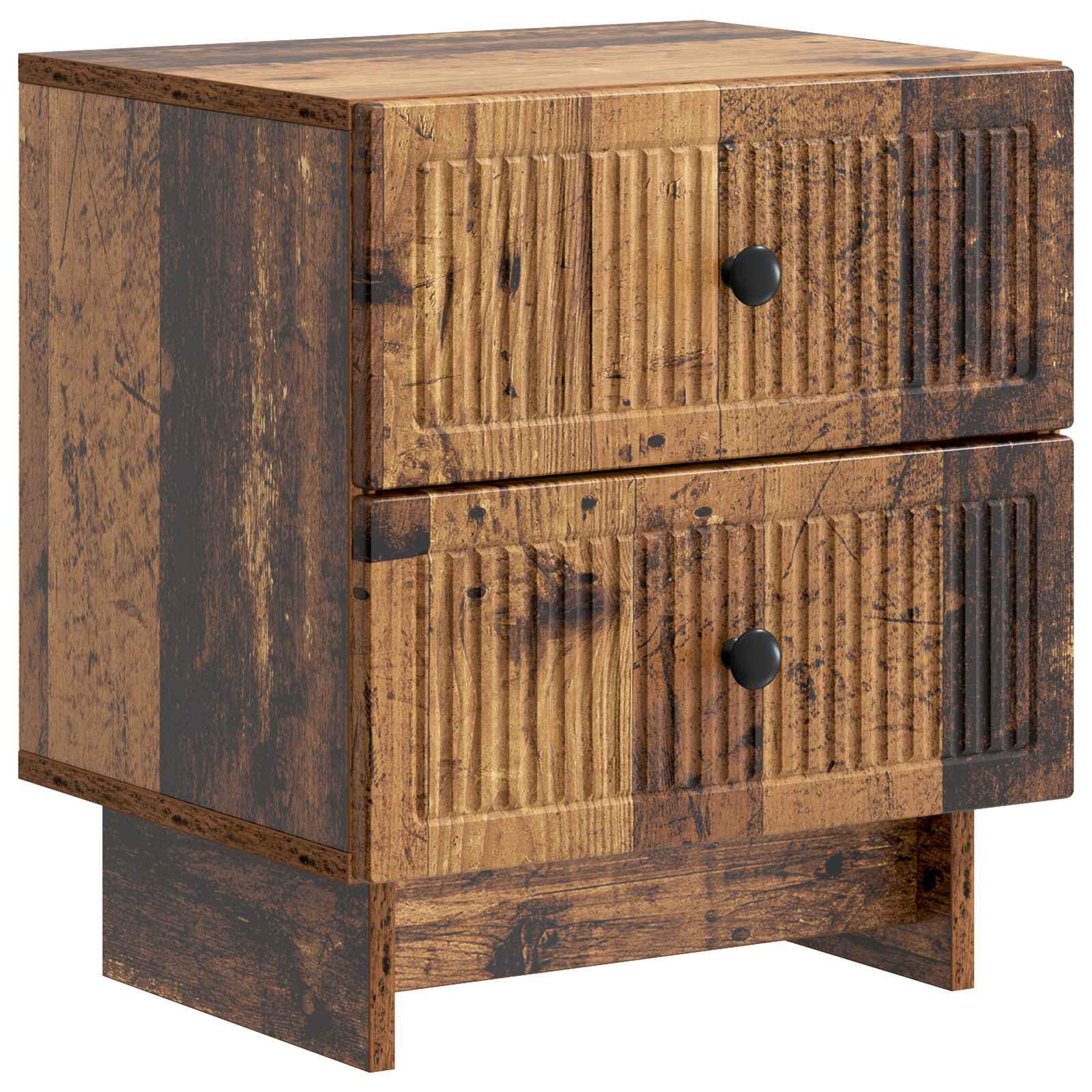 vidaXL Nachtkastje met lade 2 pcs Wit 43 x 34,5 x 47,5 cm Bewerkt hout