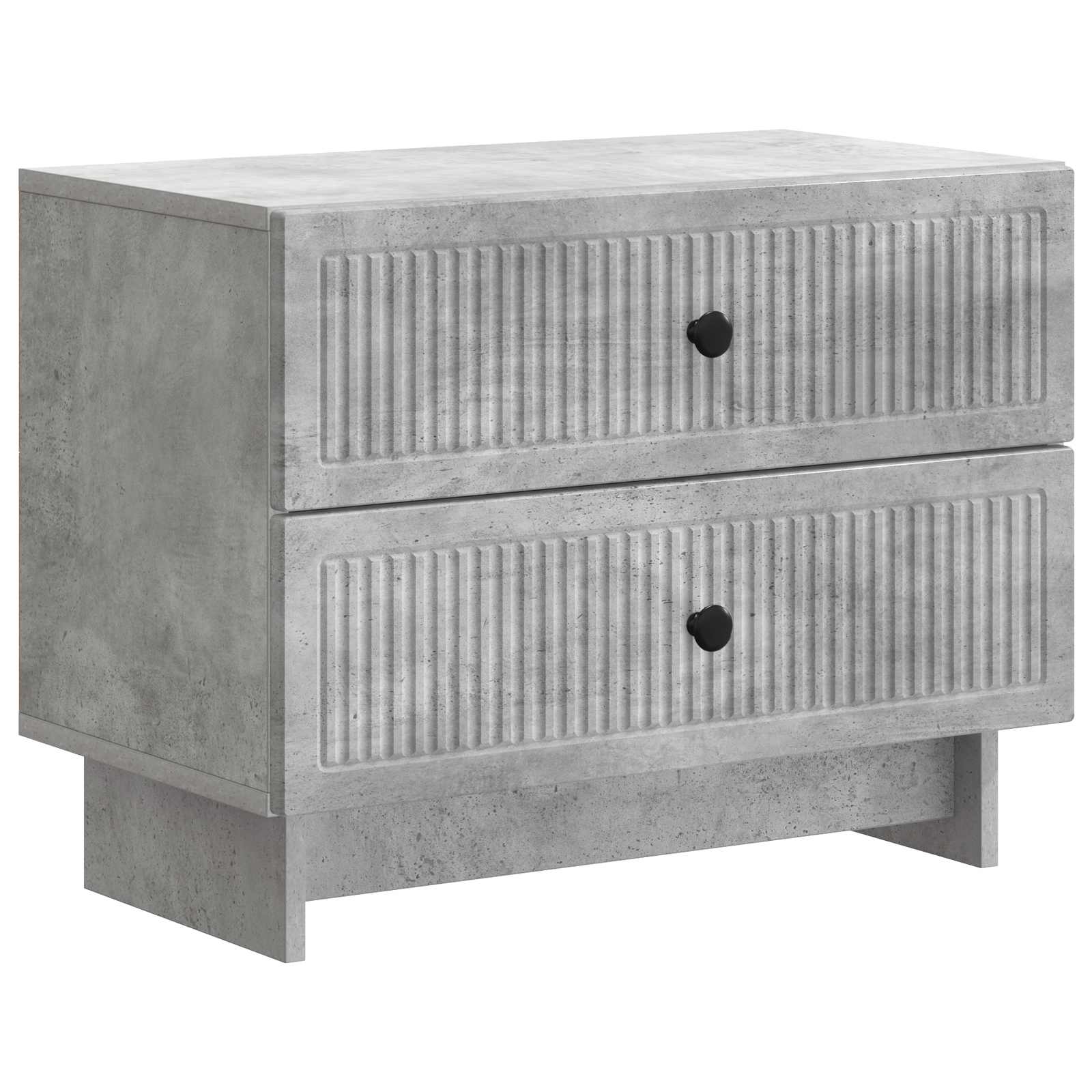 vidaXL Nachtkastje met lade Zwart 62 x 34,5 x 47,5 cm Bewerkt hout