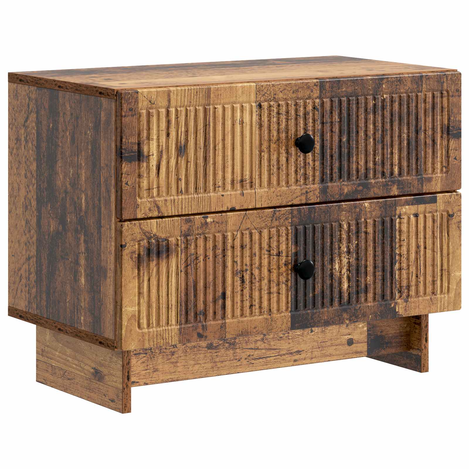 vidaXL Nachtkastje met lade Zwart 62 x 34,5 x 47,5 cm Bewerkt hout