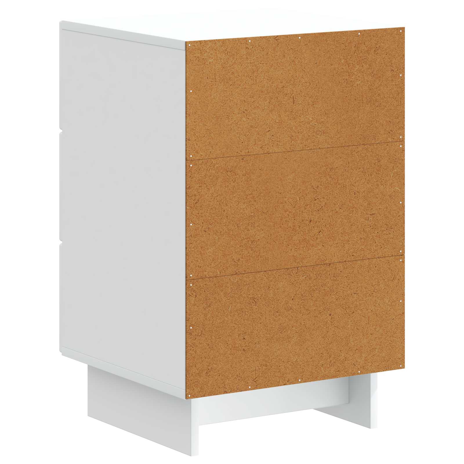 vidaXL Nachtkastje met lade Zwart 43 x 41 x 66,5 cm Bewerkt hout