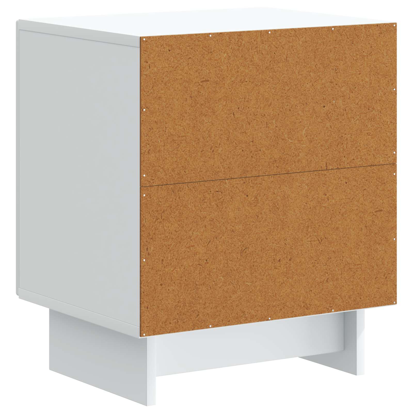 vidaXL Nachtkastje 2 pcs Wit 43 x 34,5 x 50 cm Bewerkt hout