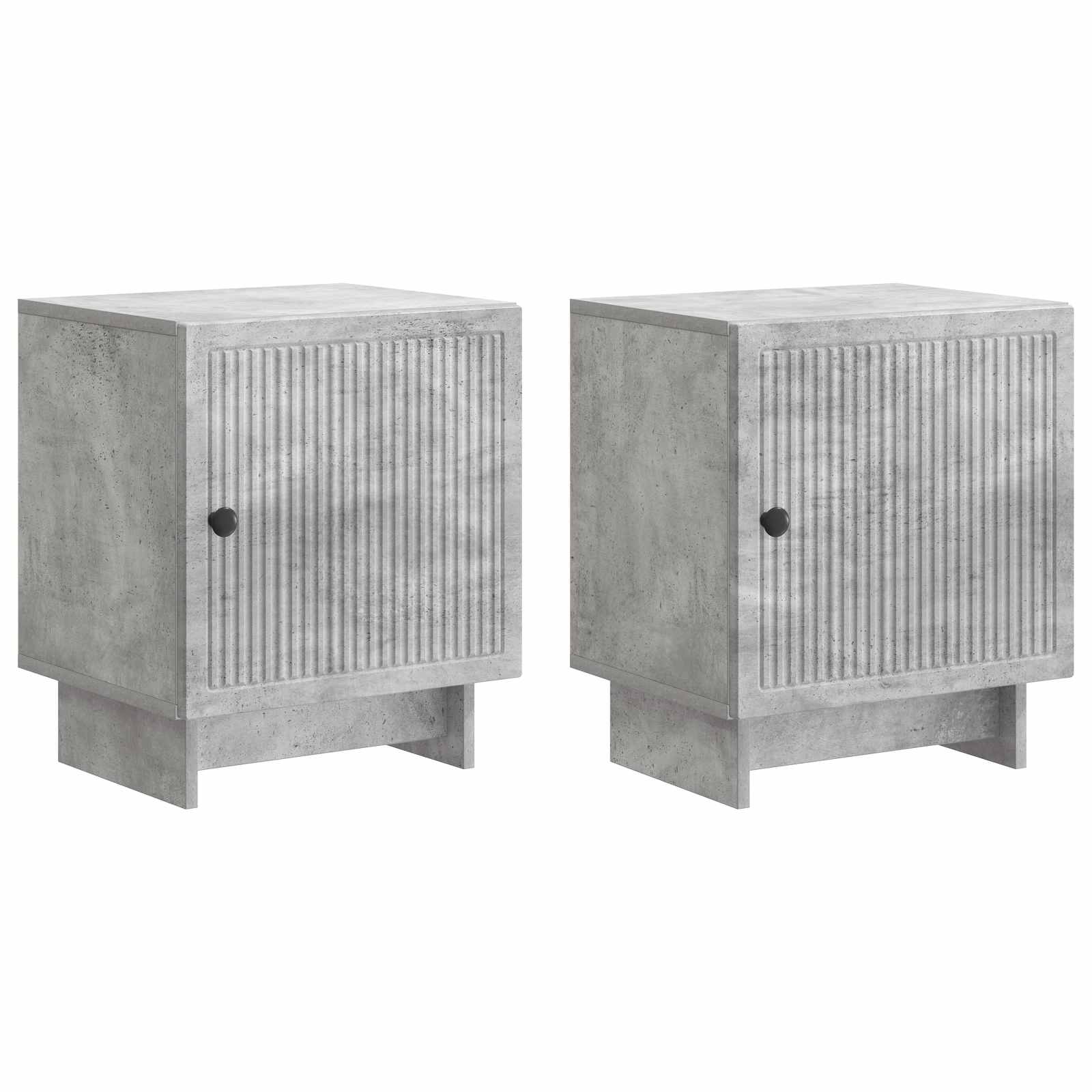 vidaXL Nachtkastje 2 pcs Wit 43 x 34,5 x 50 cm Bewerkt hout