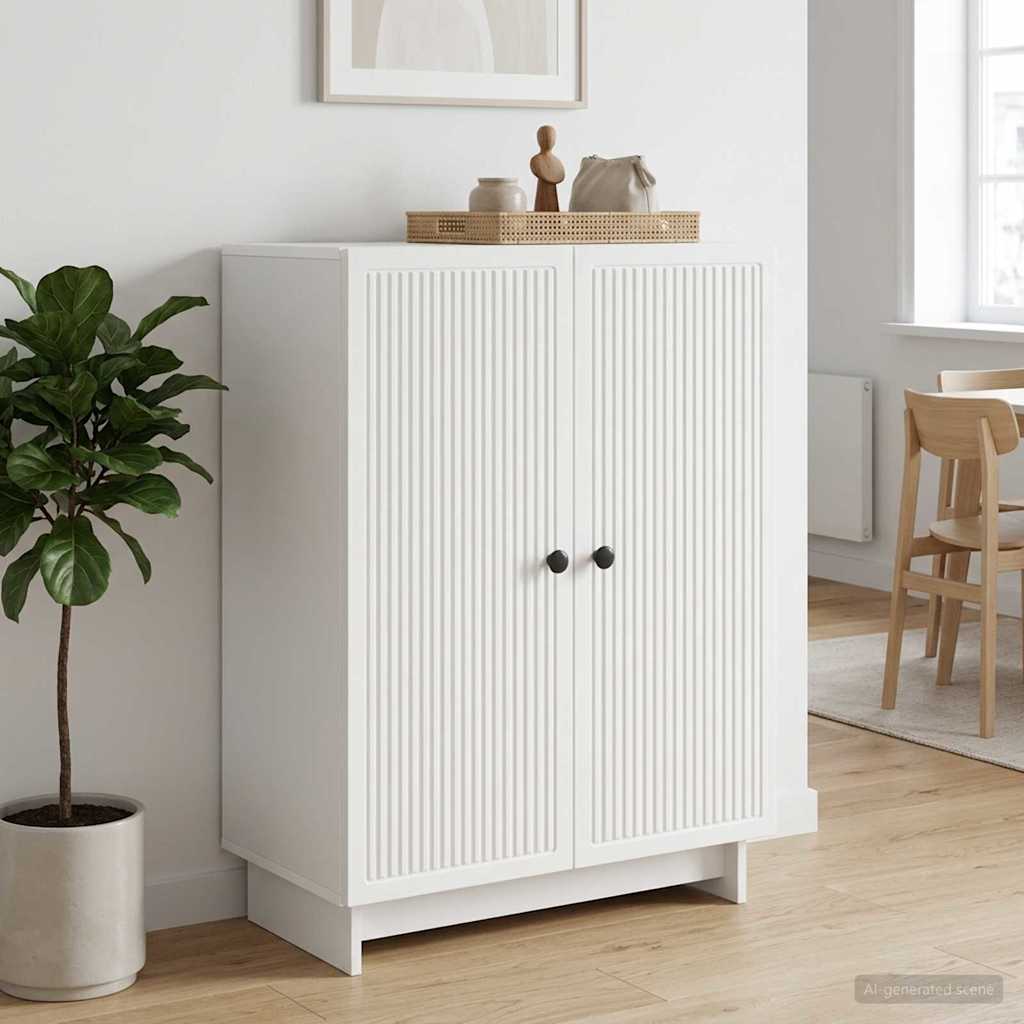 vidaXL Dressoir Zwart 66 x 34,5 x 90 cm Bewerkt hout