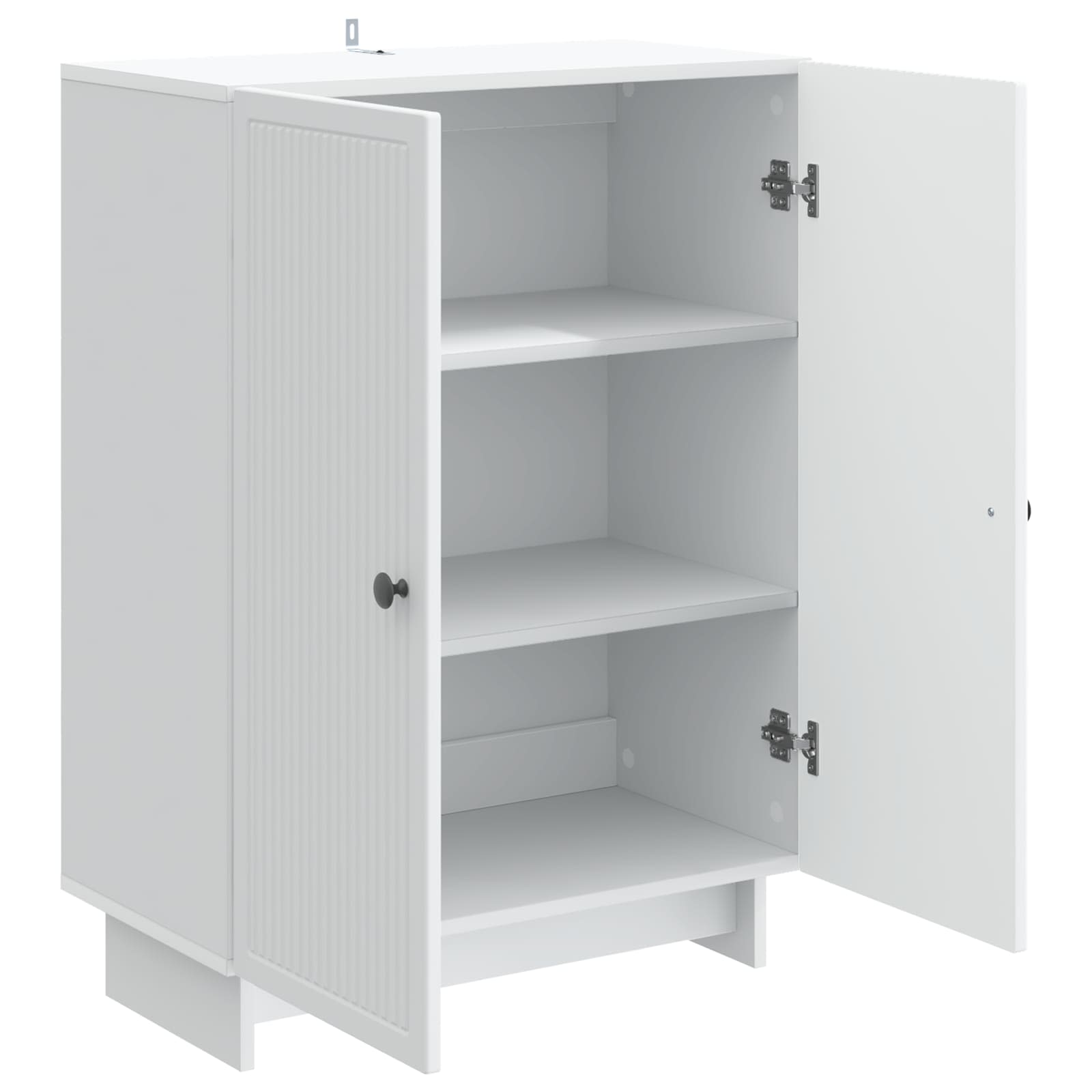 vidaXL Dressoir Zwart 66 x 34,5 x 90 cm Bewerkt hout