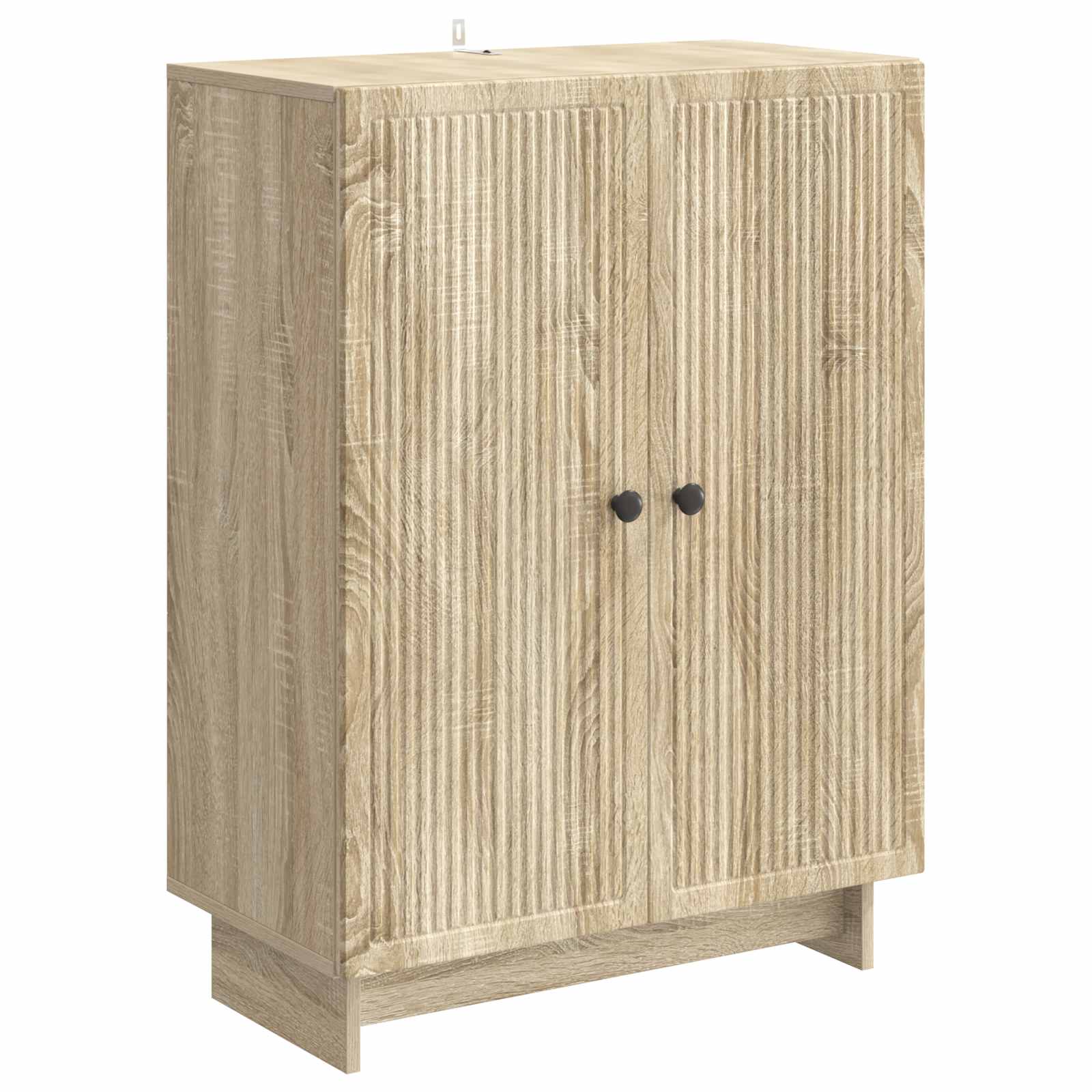 vidaXL Dressoir Zwart 66 x 34,5 x 90 cm Bewerkt hout