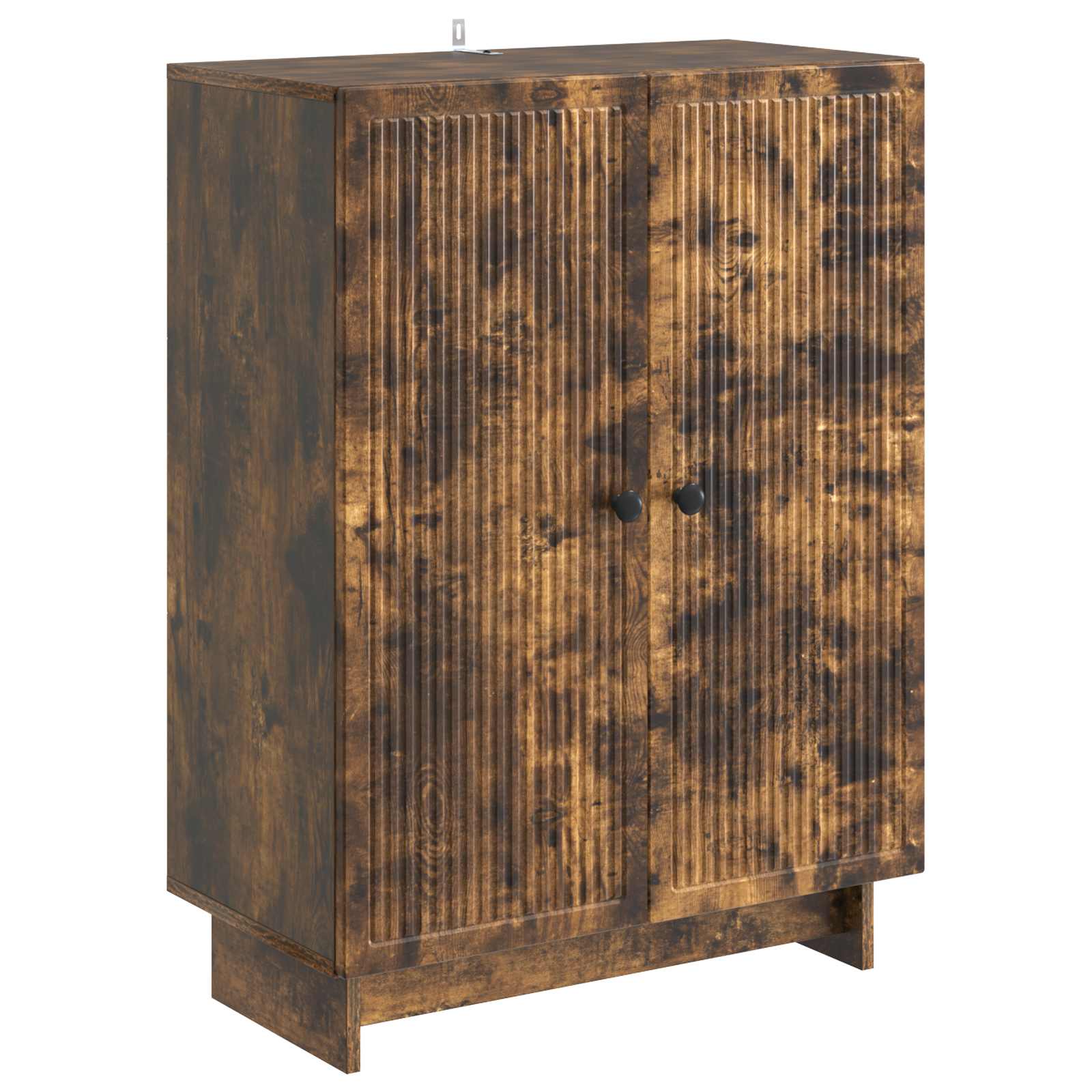 vidaXL Dressoir Zwart 66 x 34,5 x 90 cm Bewerkt hout