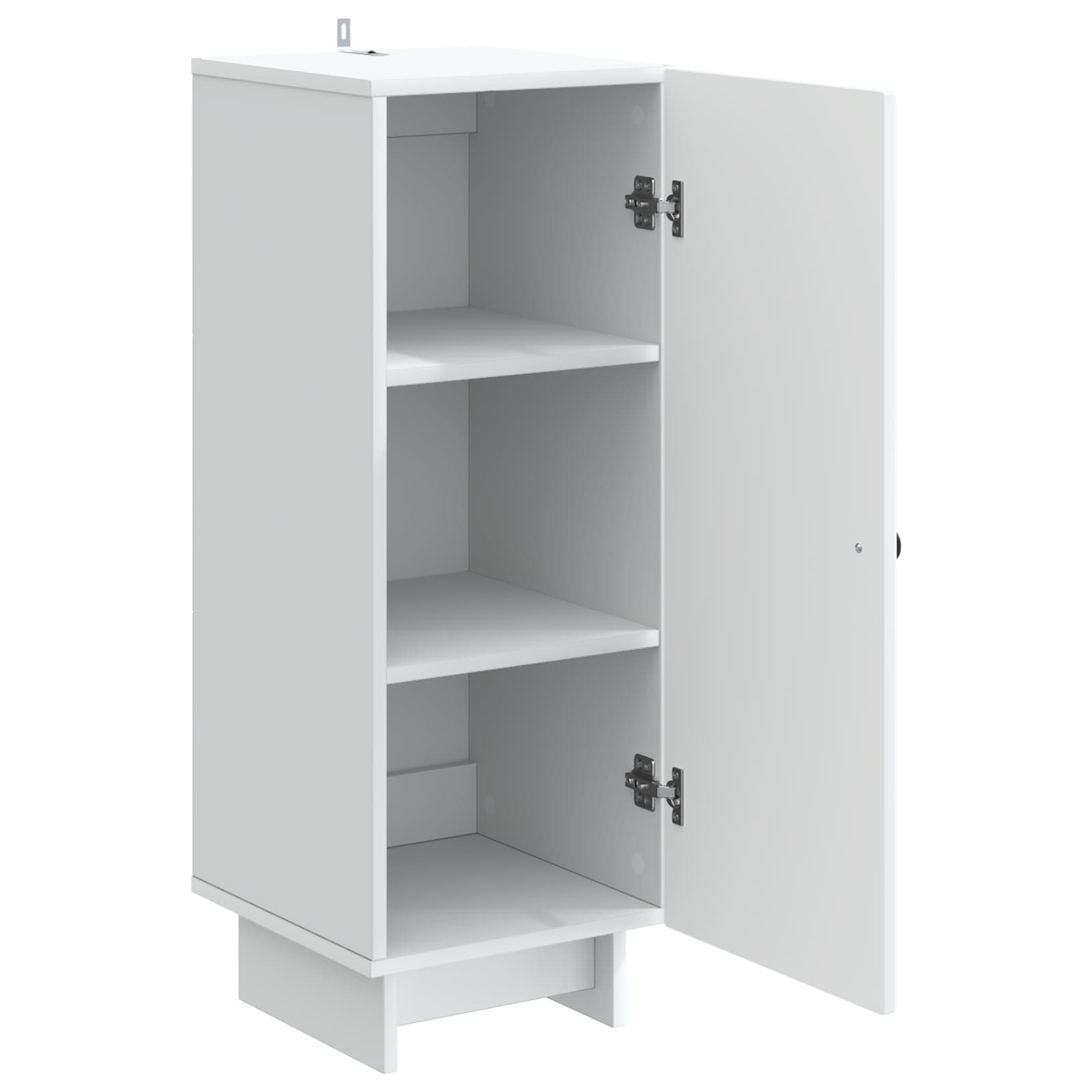 vidaXL Kast Zwart 33 x 34,5 x 90 cm Geconstrueerd hout