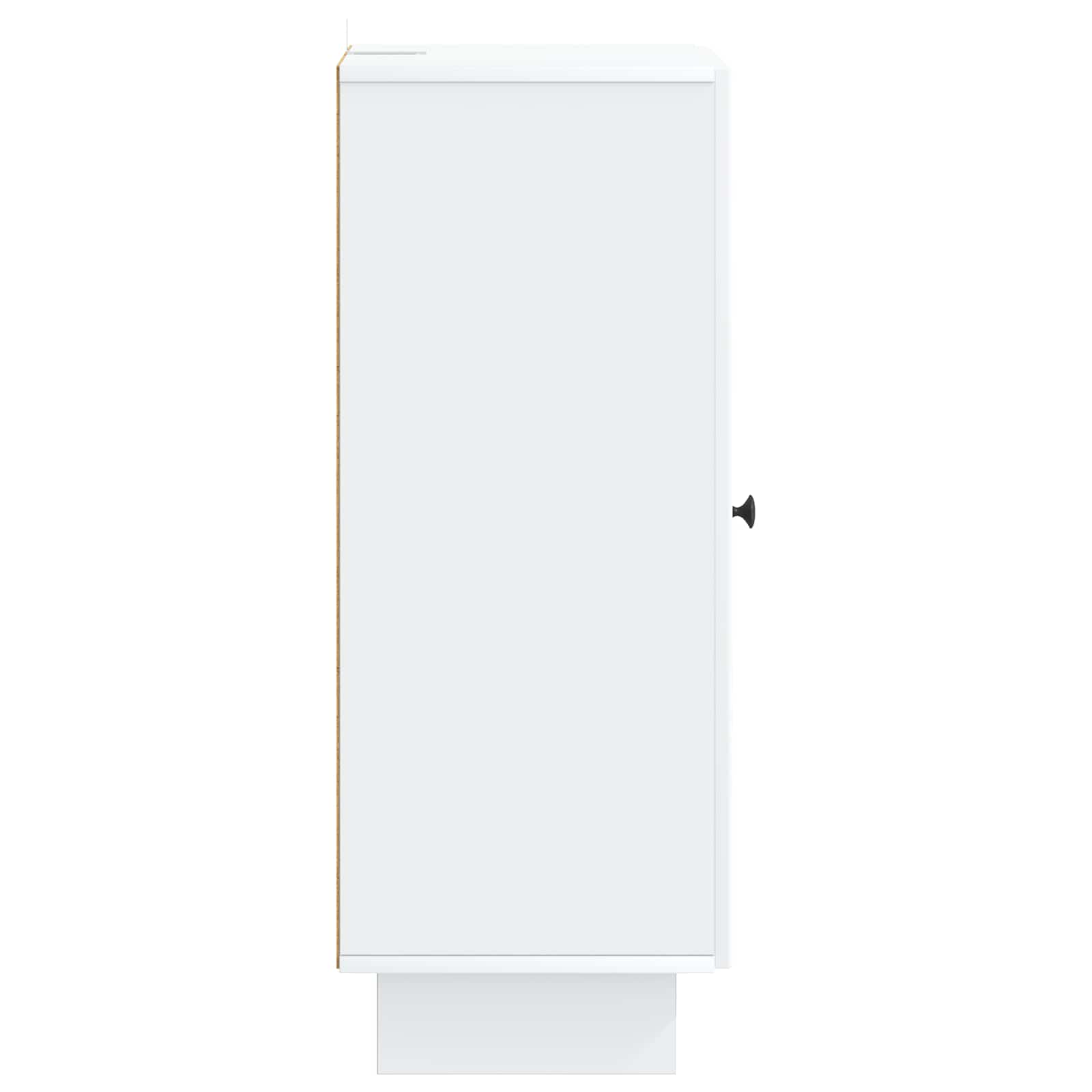 vidaXL Kast Zwart 33 x 34,5 x 90 cm Geconstrueerd hout